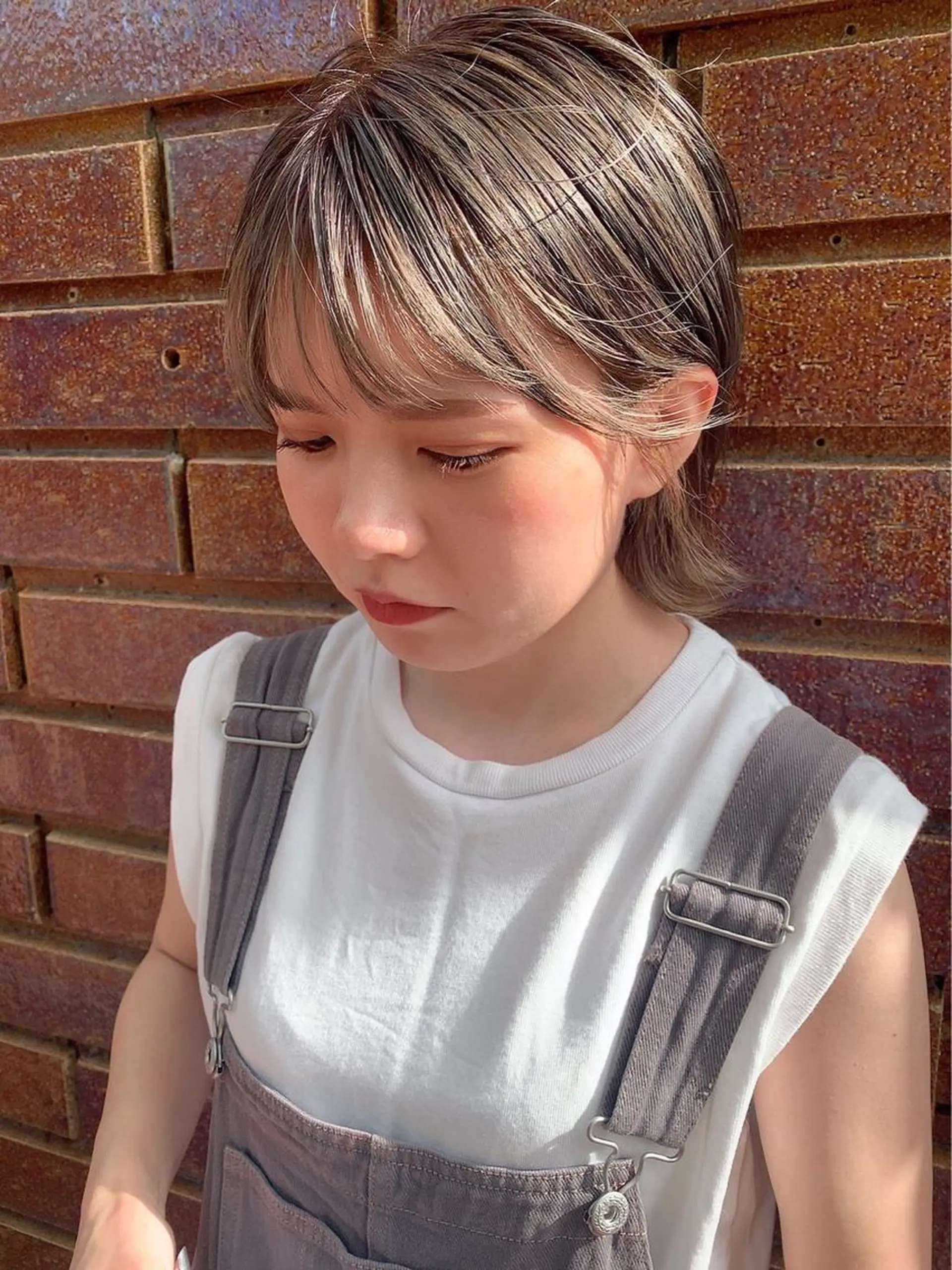 ショート カラー デザインカラー ショートヘア ウルフカット kazuki iconのヘアスタイル