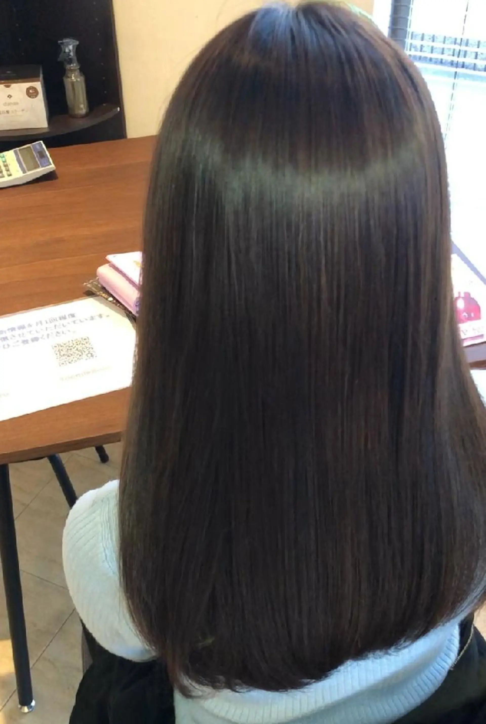 ロング カラー トリートメント 髪の病院  ルーミールームのヘアスタイル