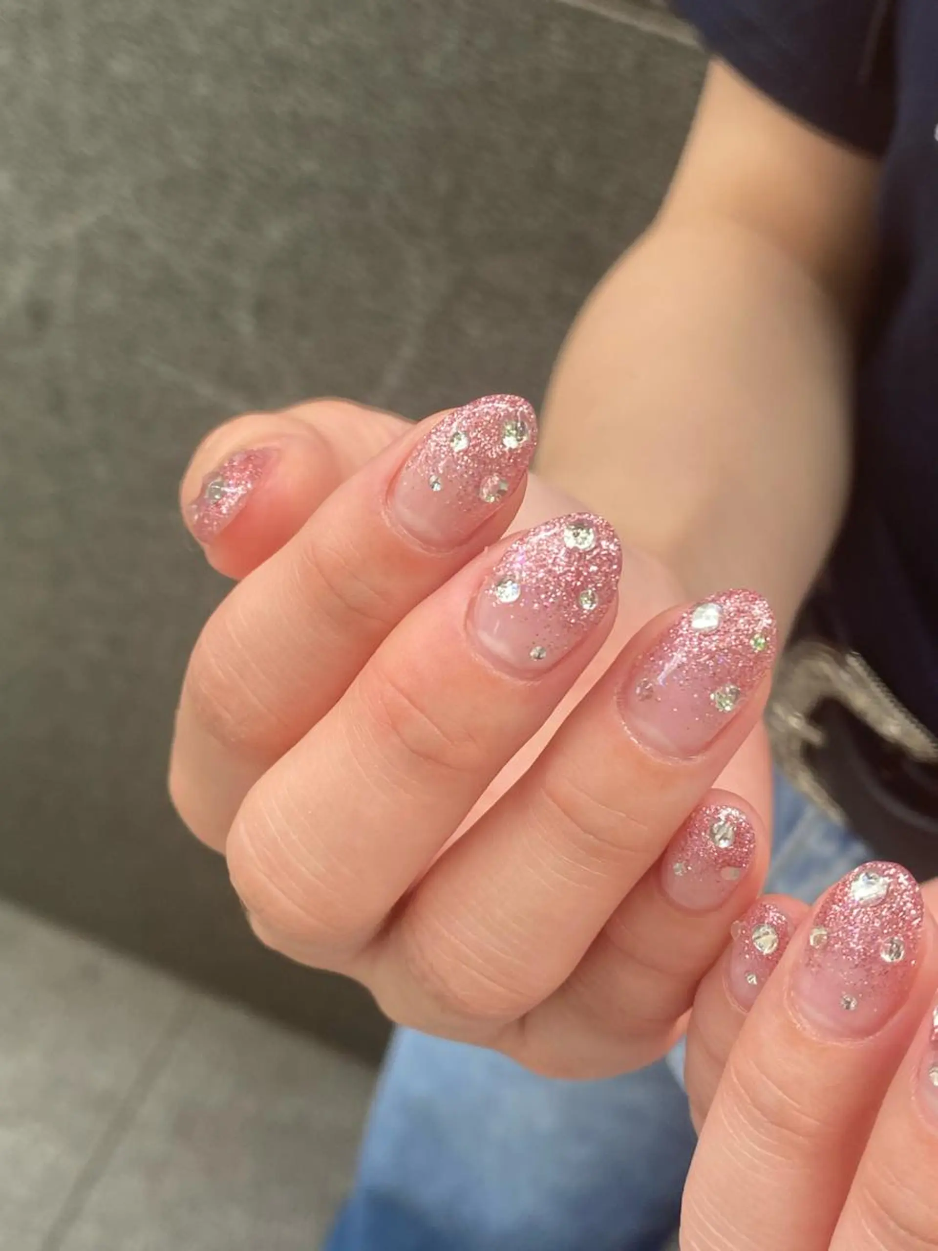 ネイル グラデーション キラキラネイル Ann nailのネイルデザイン