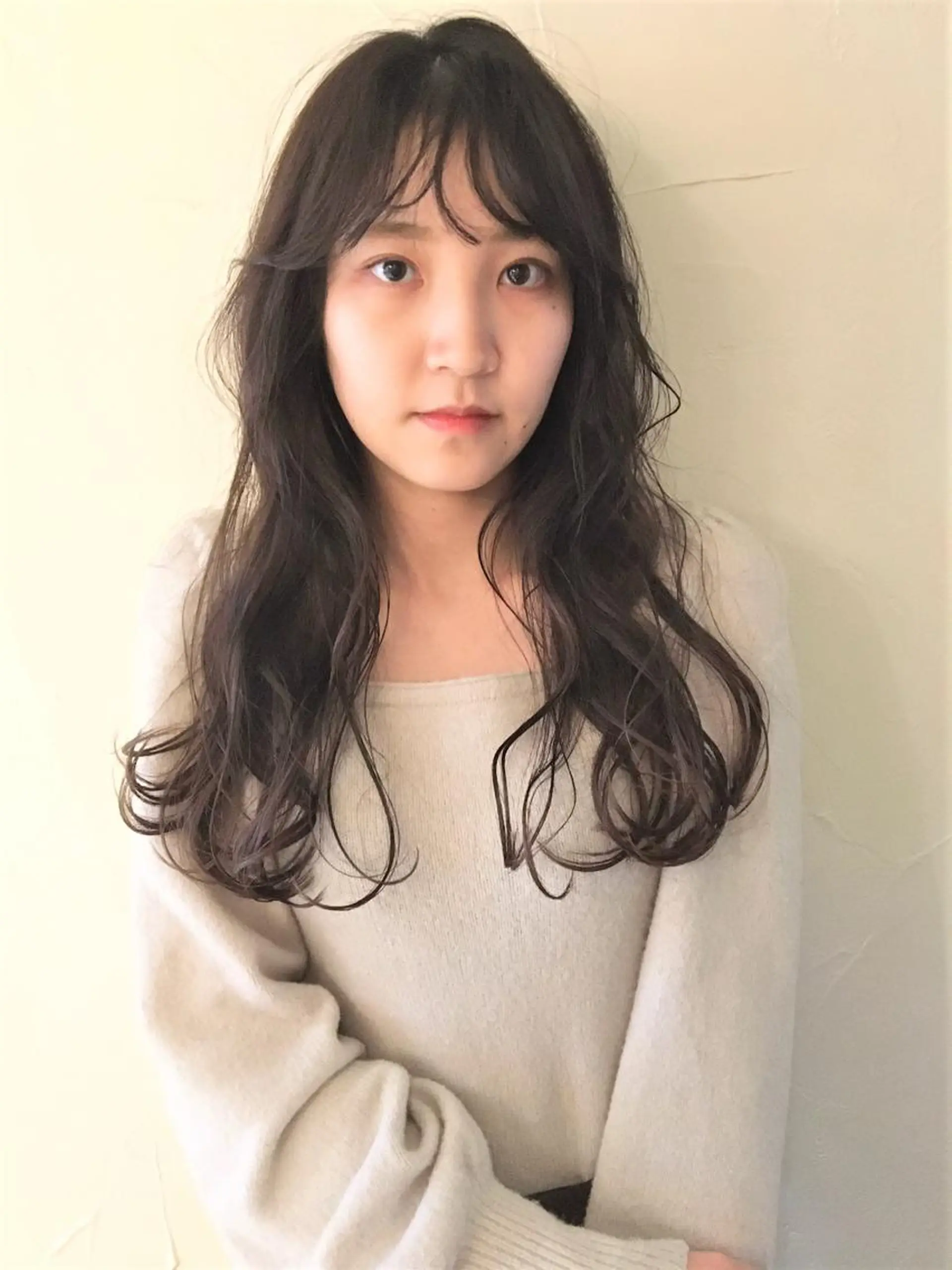 ロング カラー シマダ アユミのヘアスタイル