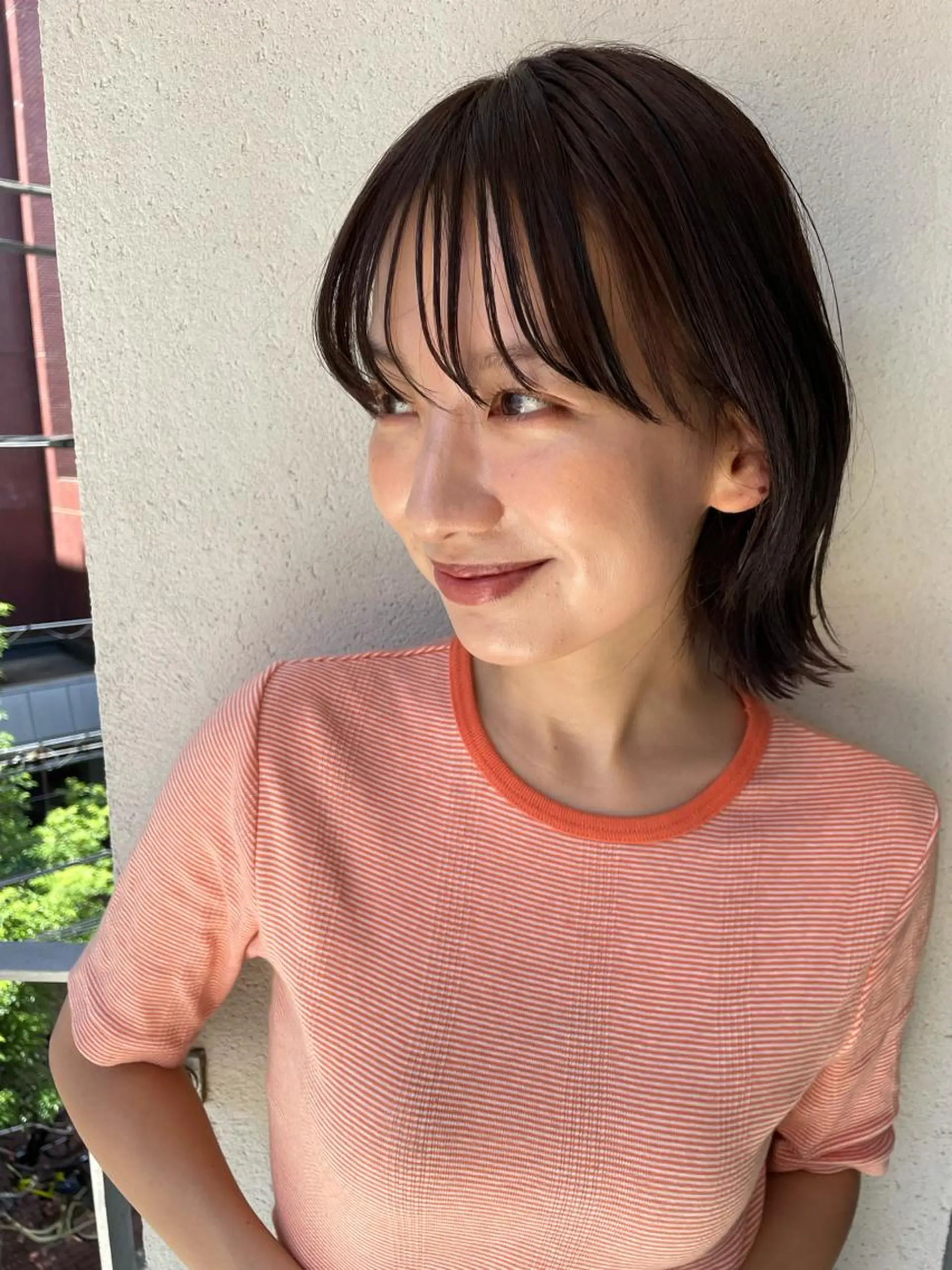 ミディアム カット 佐藤 蓮のヘアスタイル