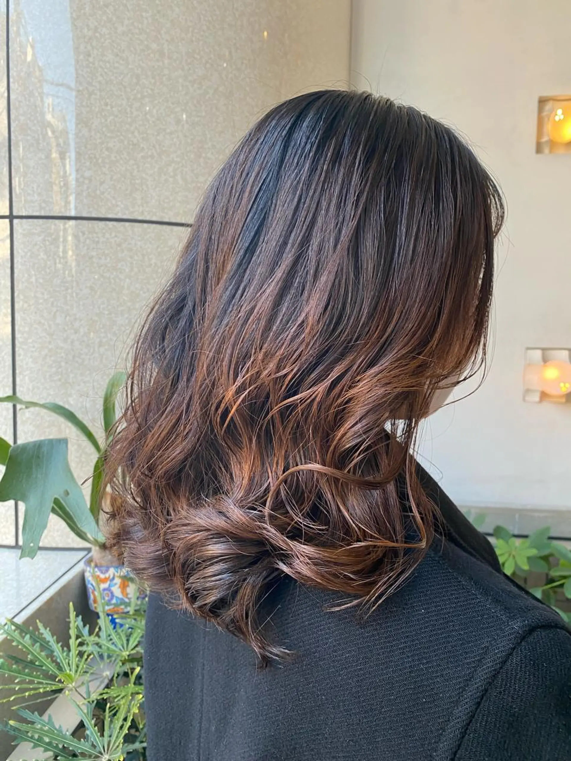 セミロング パーマ セミロングパーマ デジタルパーマ 統括マネージャー/ 髪のドクター/前原悟のヘアスタイル