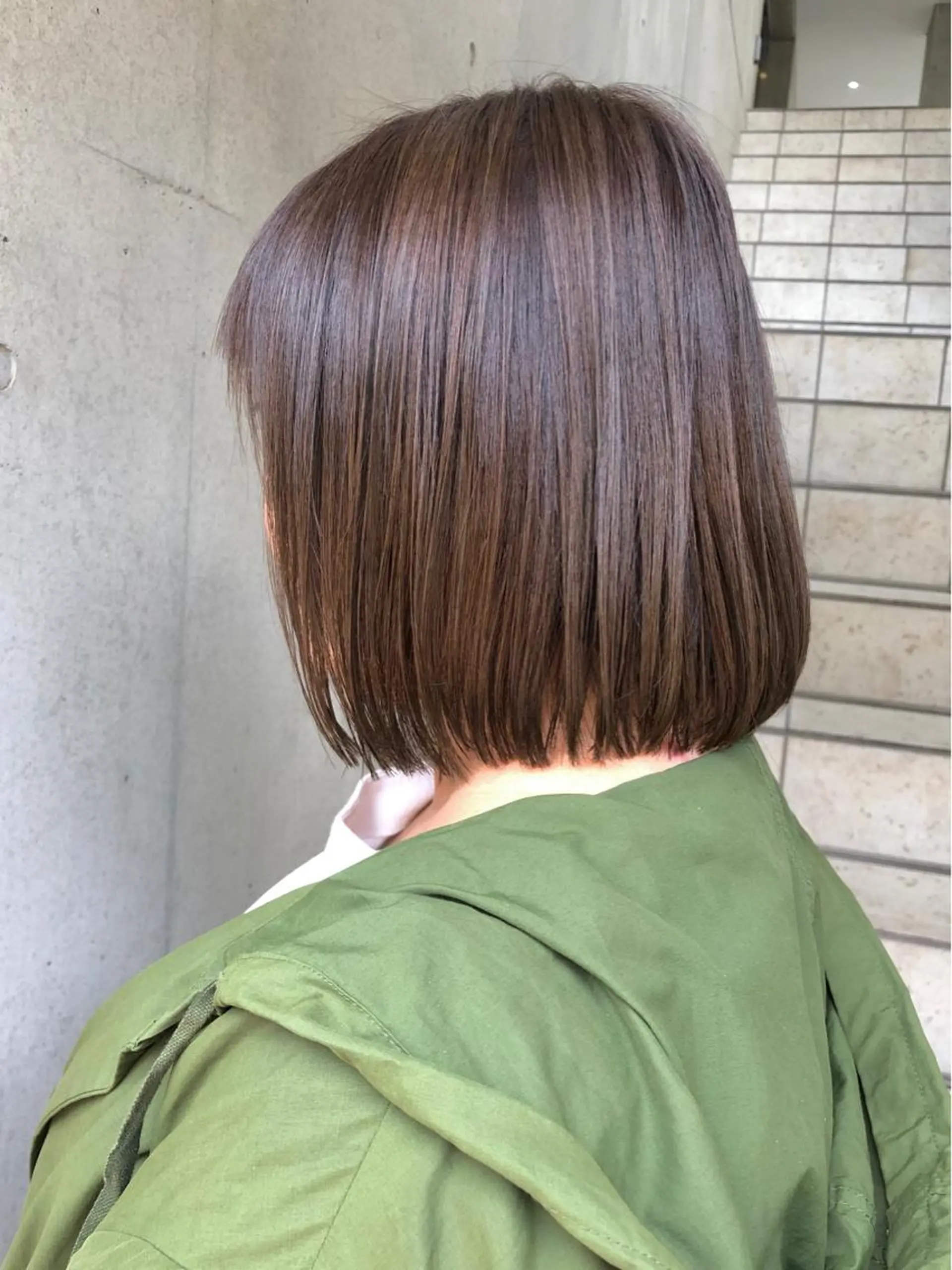 ミディアム カラー ボブ カット トリートメント 🍎みついじゅん🍏 ボブ指名No.1のヘアスタイル