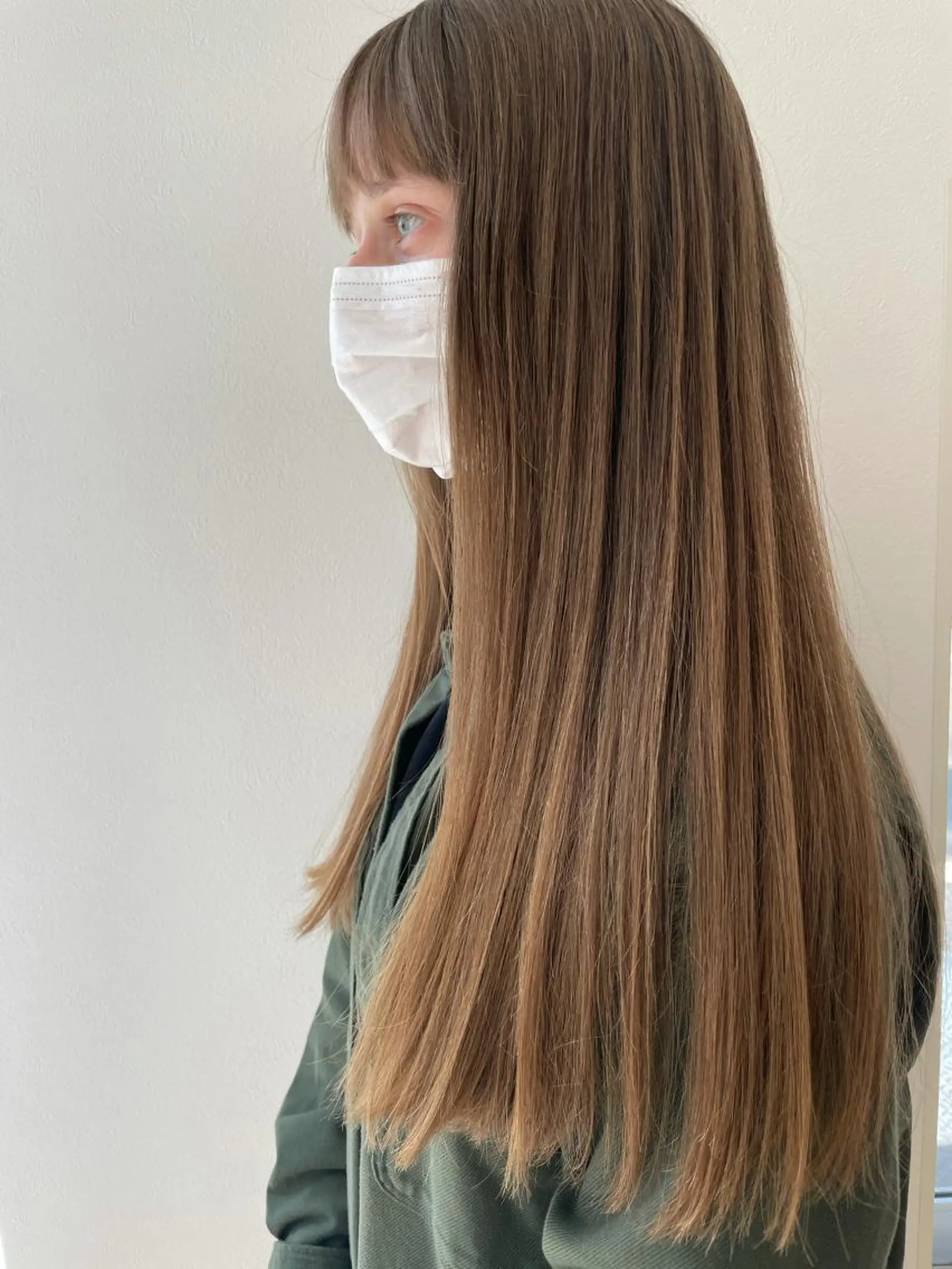 ロング ヘアカラー 福島成美/髪質改善 縮毛矯正/カラーのヘアスタイル