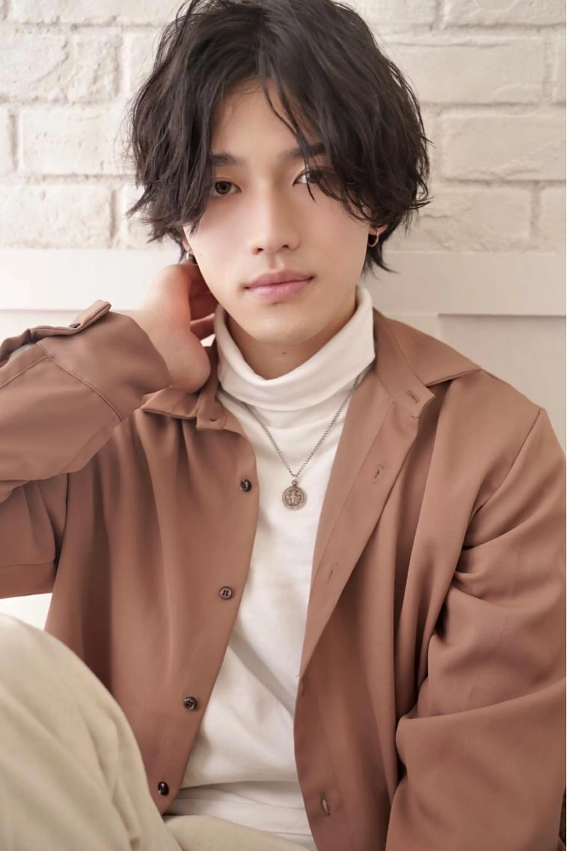 パーマ メンズ カット パーマ 佐藤 花帆のヘアスタイル