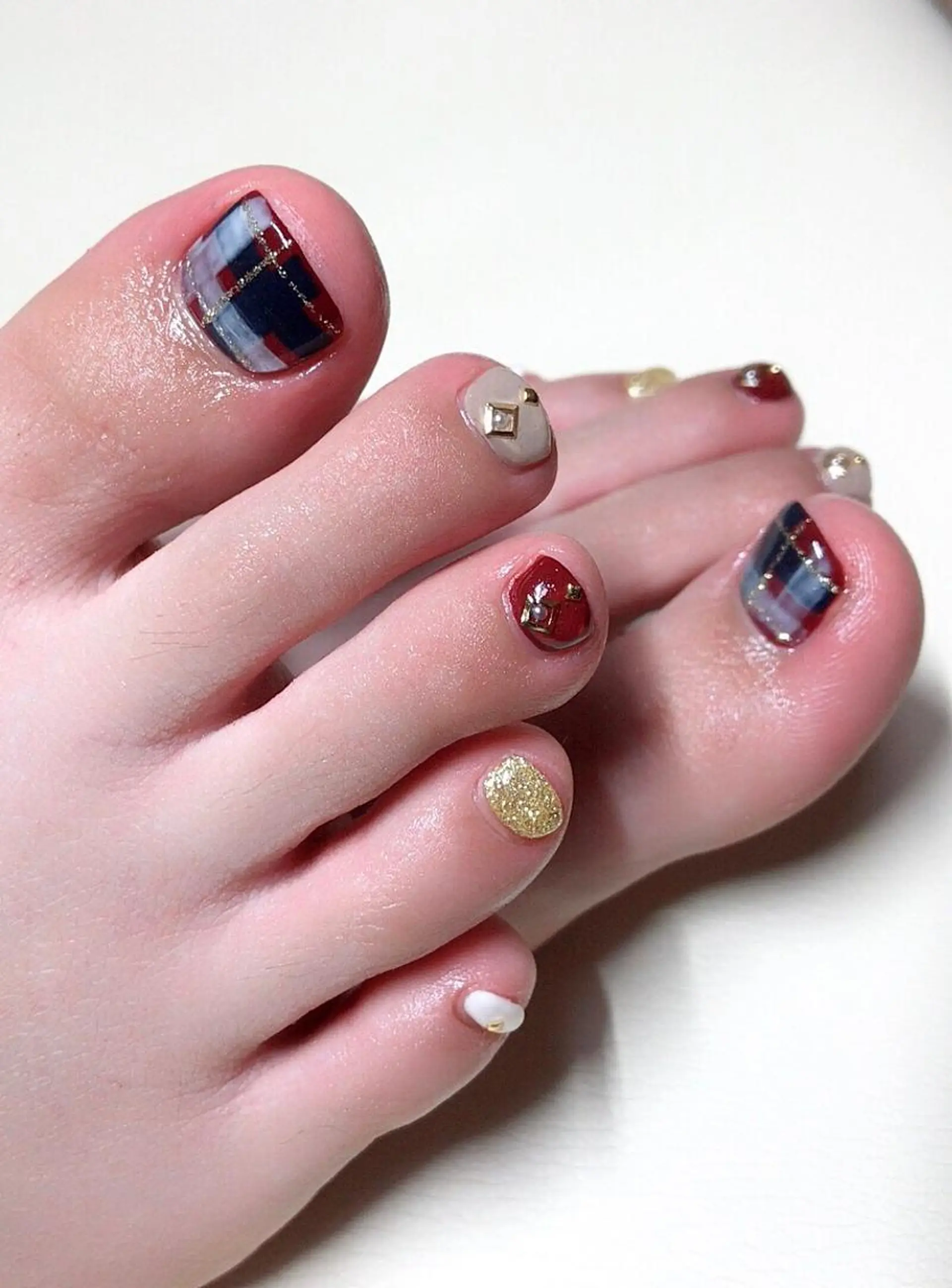 ネイル アートネイル ストーンネイル ネイル/耳つぼ /新ホワイトニングのネイルデザイン