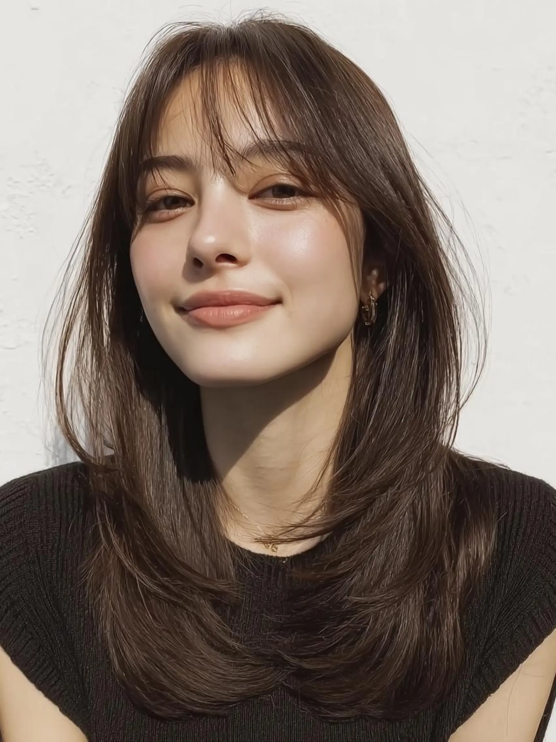 セミロング ヘアカラー ❄️透明感カラー❄️ メンズ✂️TOWAのヘアスタイル
