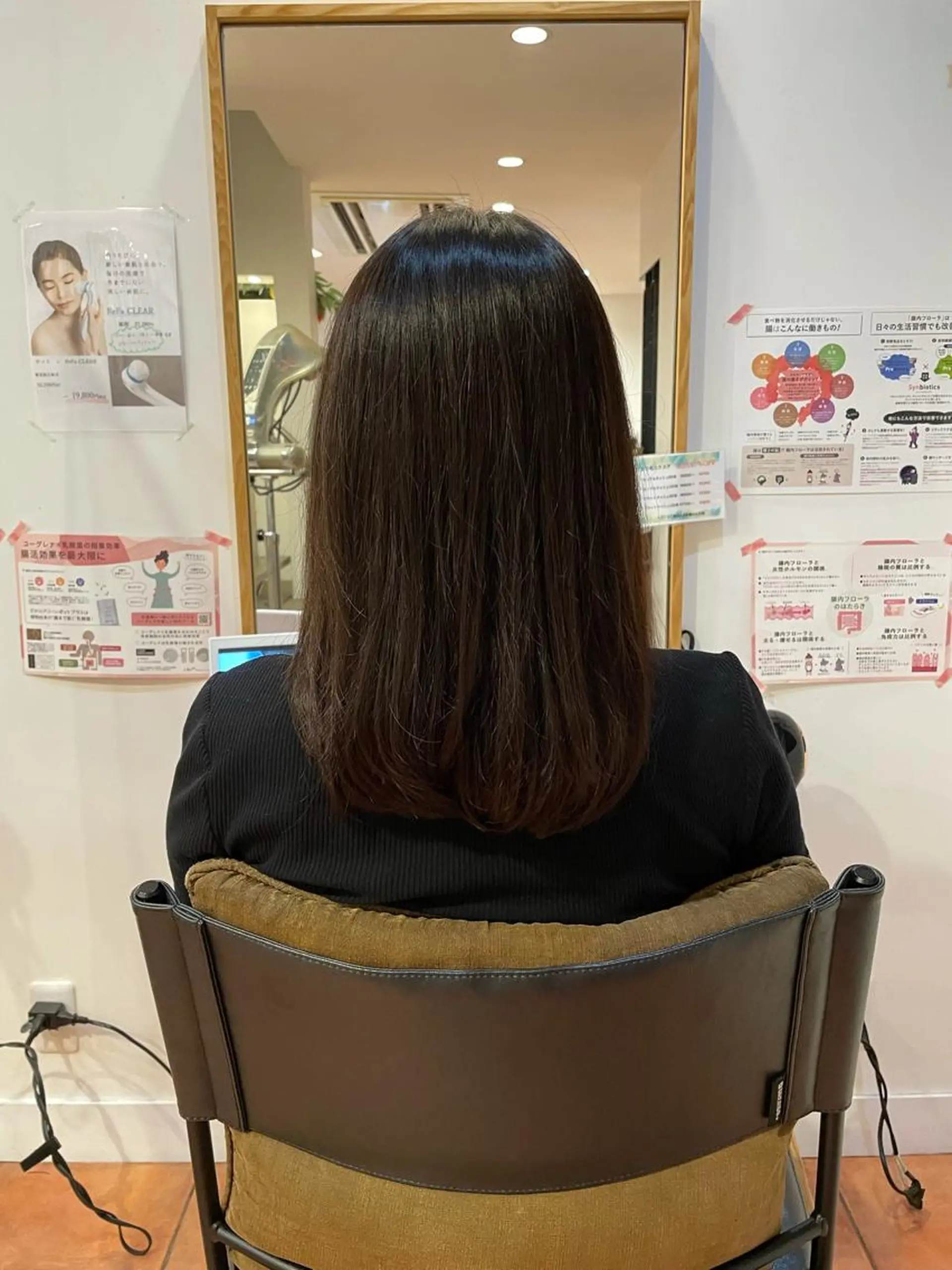 ミディアム 美髪ストレート/ メンズヘア/中田海斗のヘアスタイル