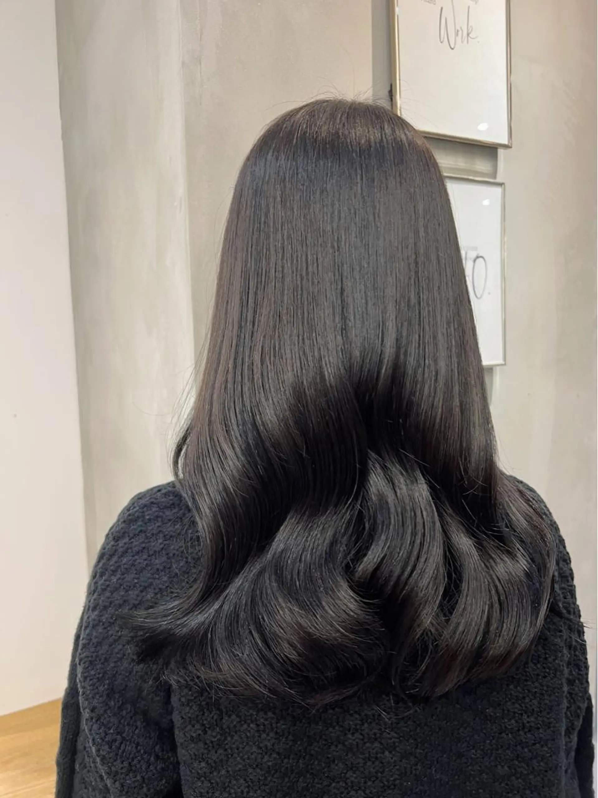 セミロング ヘアカラー ♡可愛い艶髪特化♡ 艶髪先生のヘアスタイル