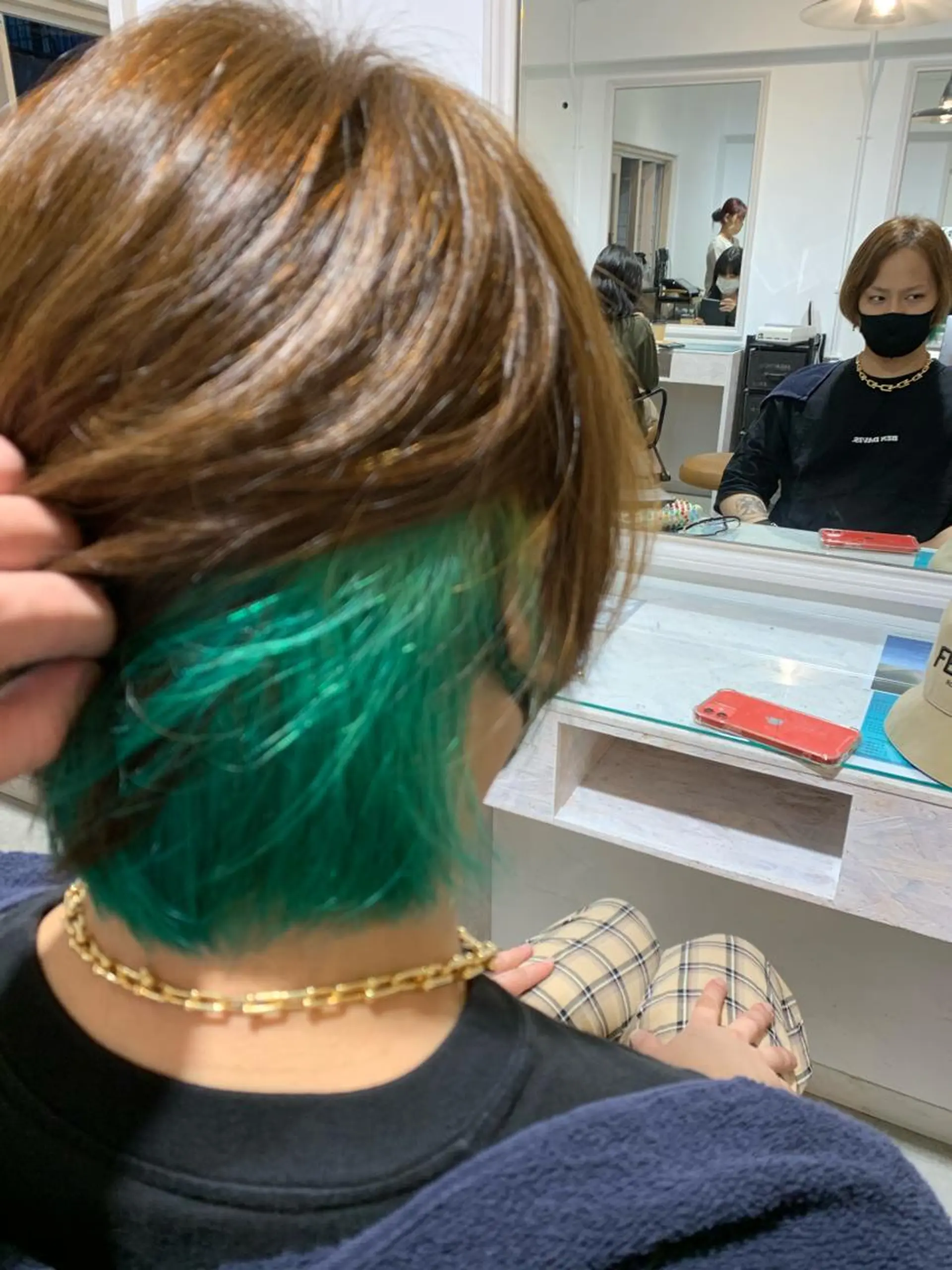 ミディアム カラー ヘアアレンジ カット ヘアカラー Sia中野新橋 『JUNYA』のヘアスタイル