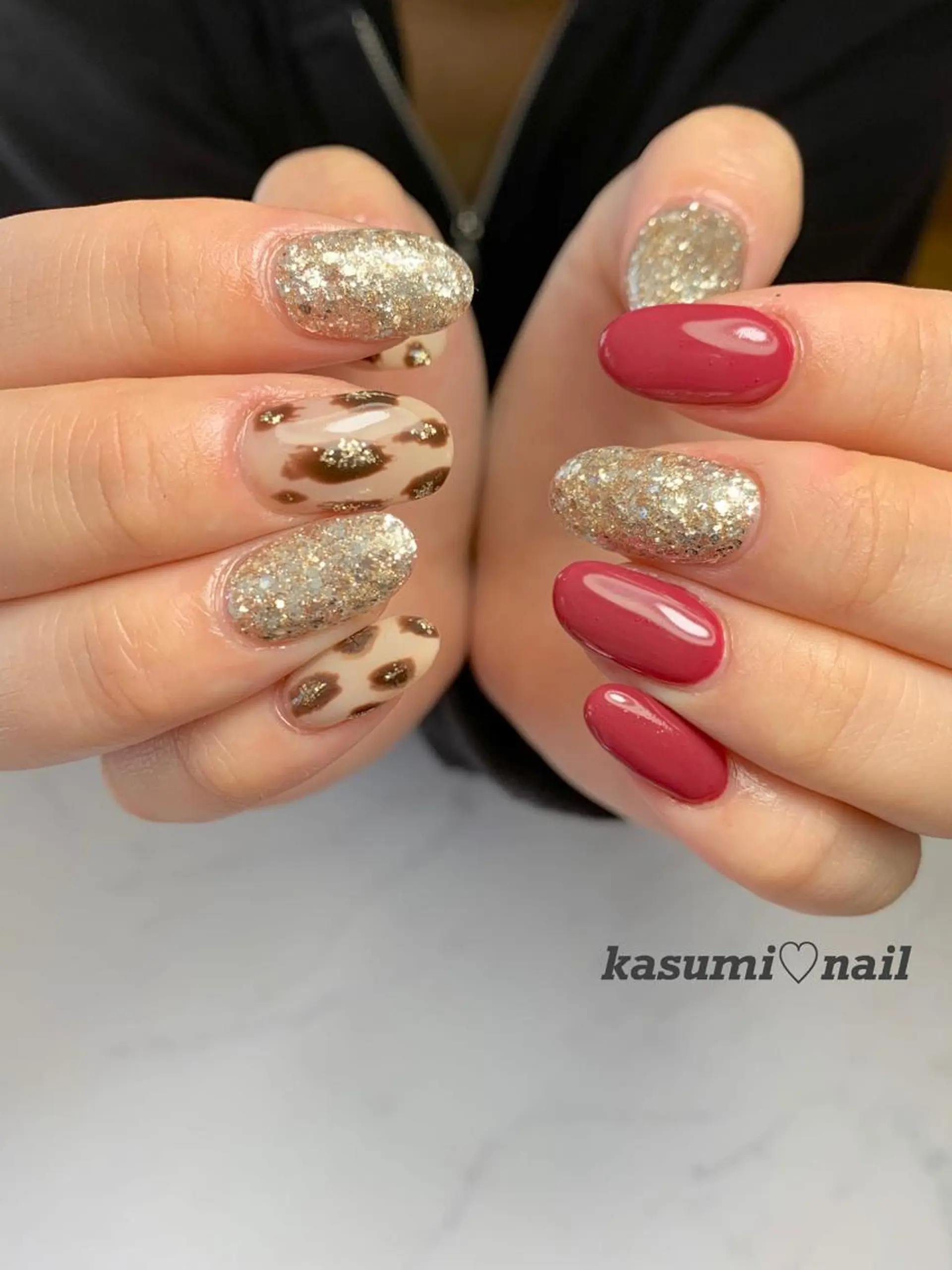 ネイル アートネイル フットネイル ジェルネイル ラメ(グリッター) ミラーネイル KASUMI♡ Nailのネイルデザイン