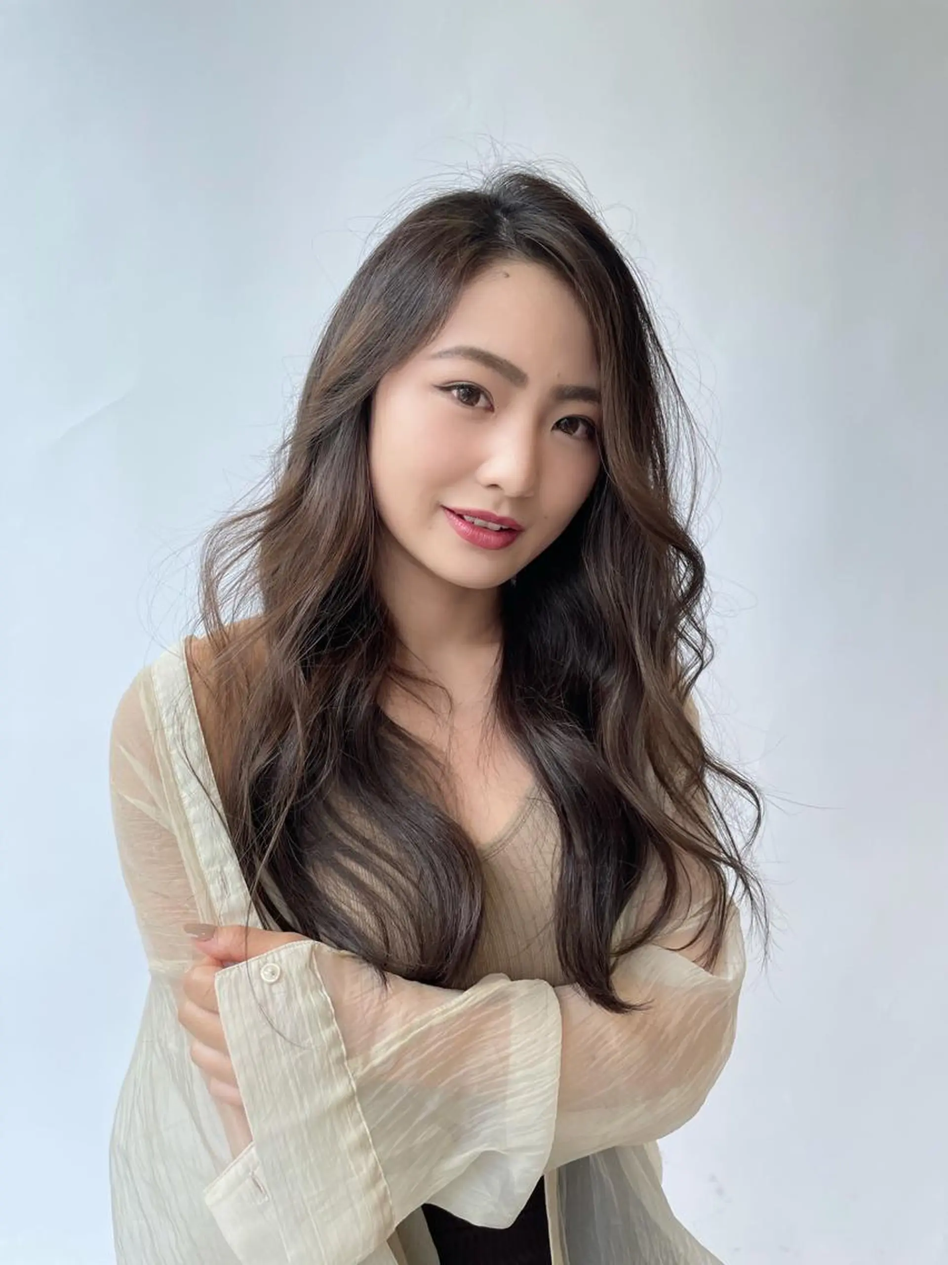 ロング 似合わせカット 迫留由弥のヘアスタイル