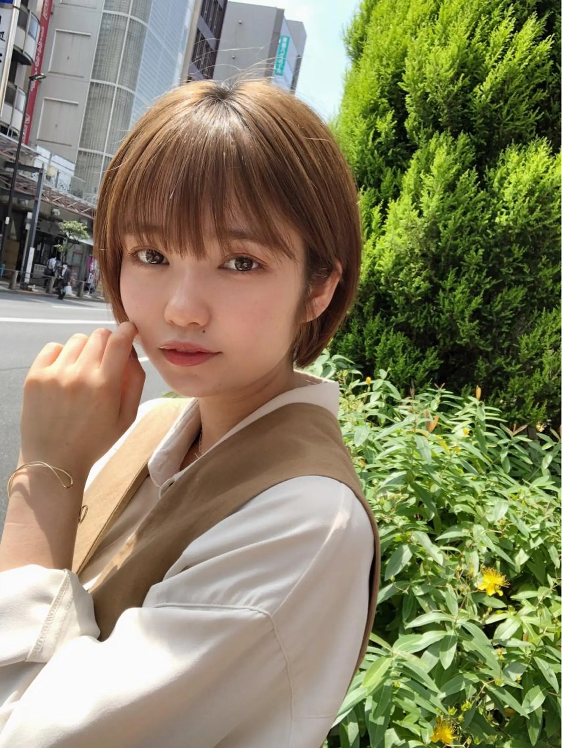 ショート カラー 🌟イメチェン美容師 🌟清水 大輝のヘアスタイル