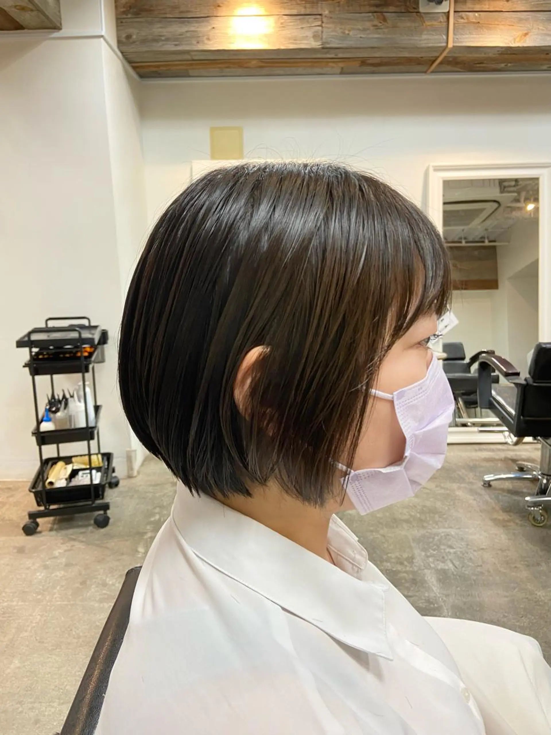 ショート カラー ショートボブ ボブ ショートヘア カット ヘアカラー 【似合わせ、垢抜け ヘア】KAEDEのヘアスタイル