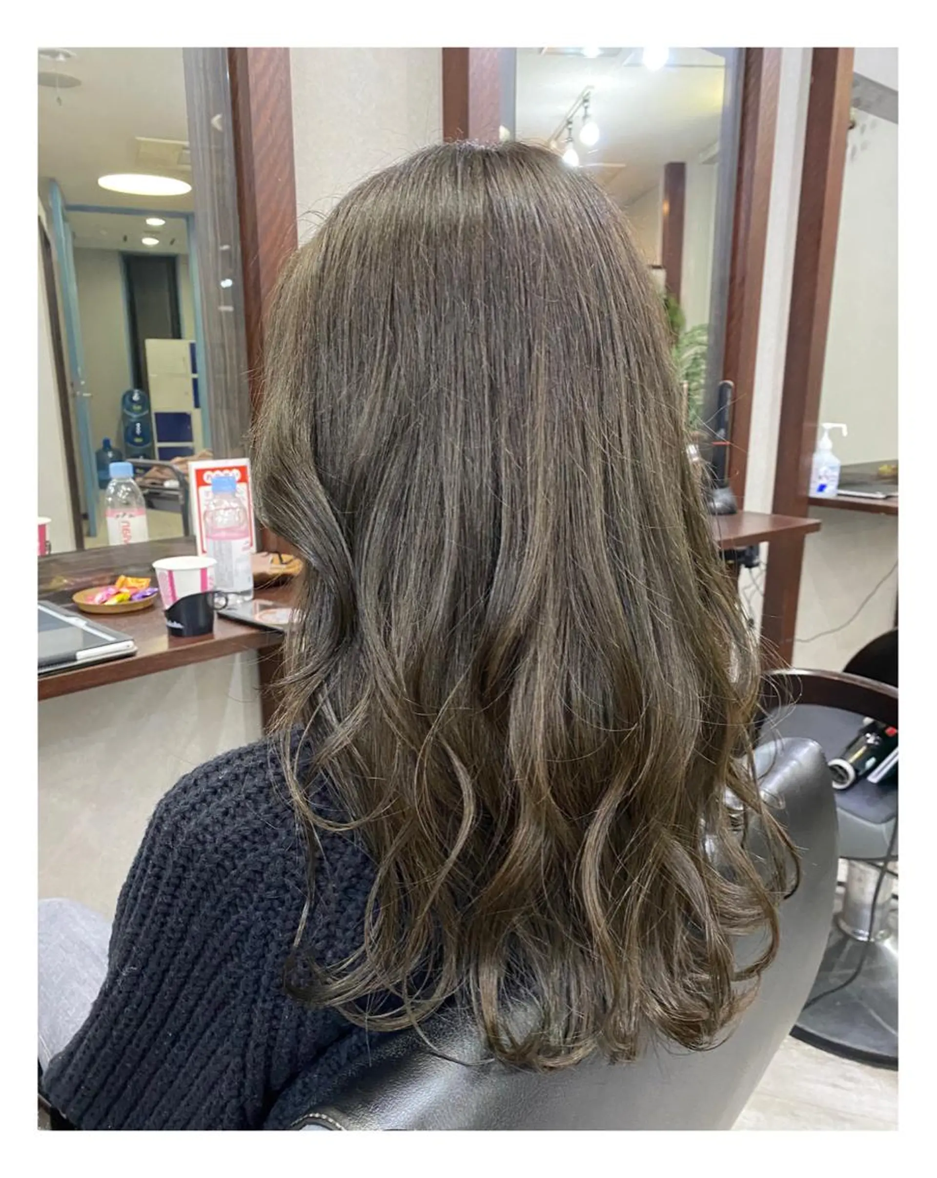 ロング カラー グレージュ オリーブグレージュ オリーブグレー ＊横浜駅＊ 金子 誠也のヘアスタイル