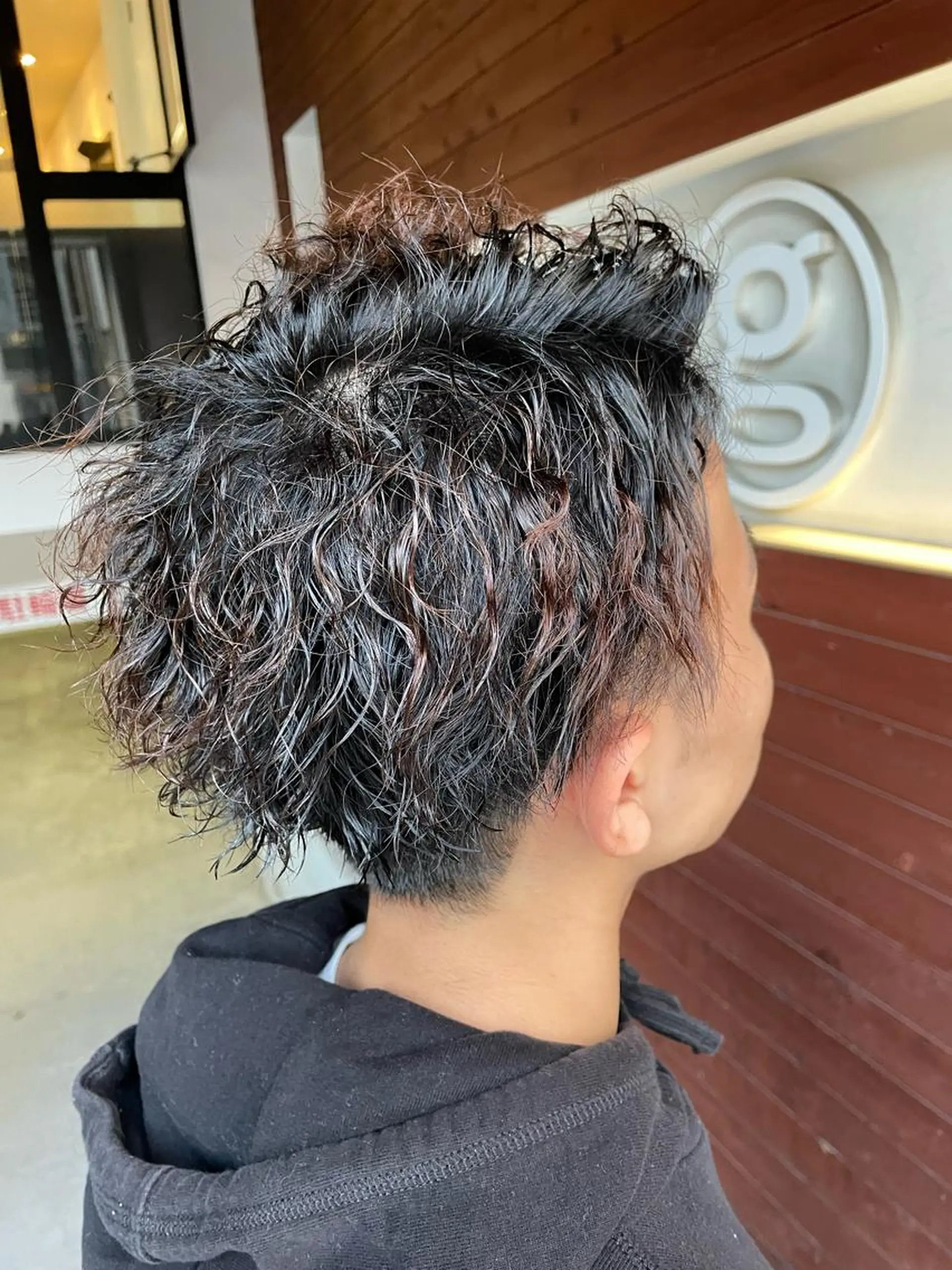 ショート カット パーマ 松本 剛成のヘアスタイル