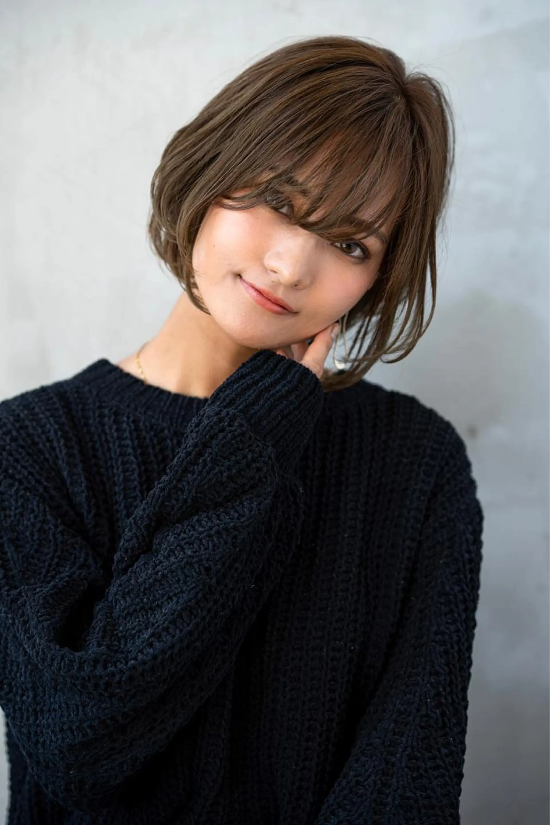 ミディアム カラー カット ヘアカラー トリートメント 🉐レイヤー/塩見 弘樹🉐渋谷のヘアスタイル