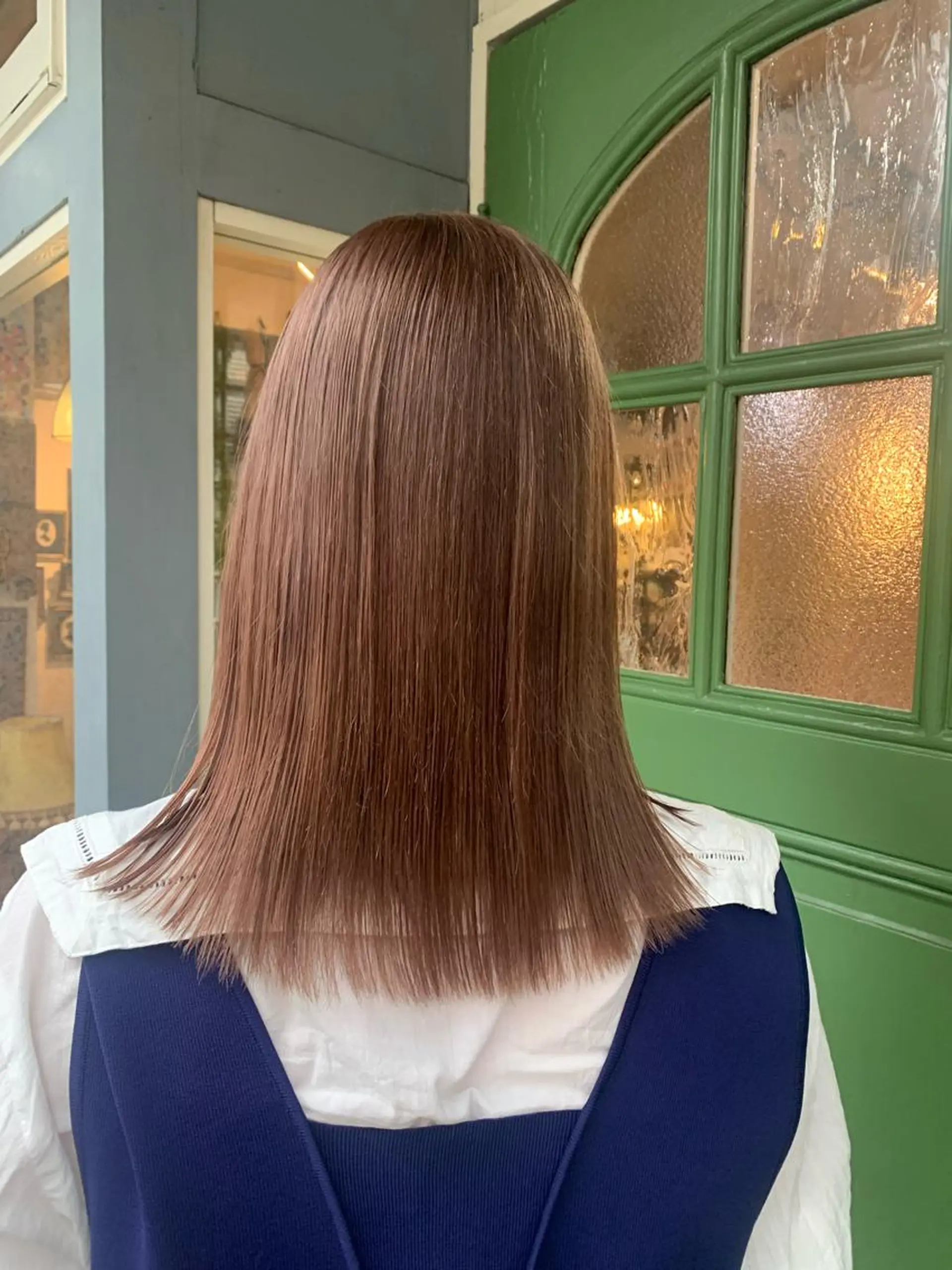 ミディアム カラー 清水千優/パーマ/ メンズパーマのヘアスタイル