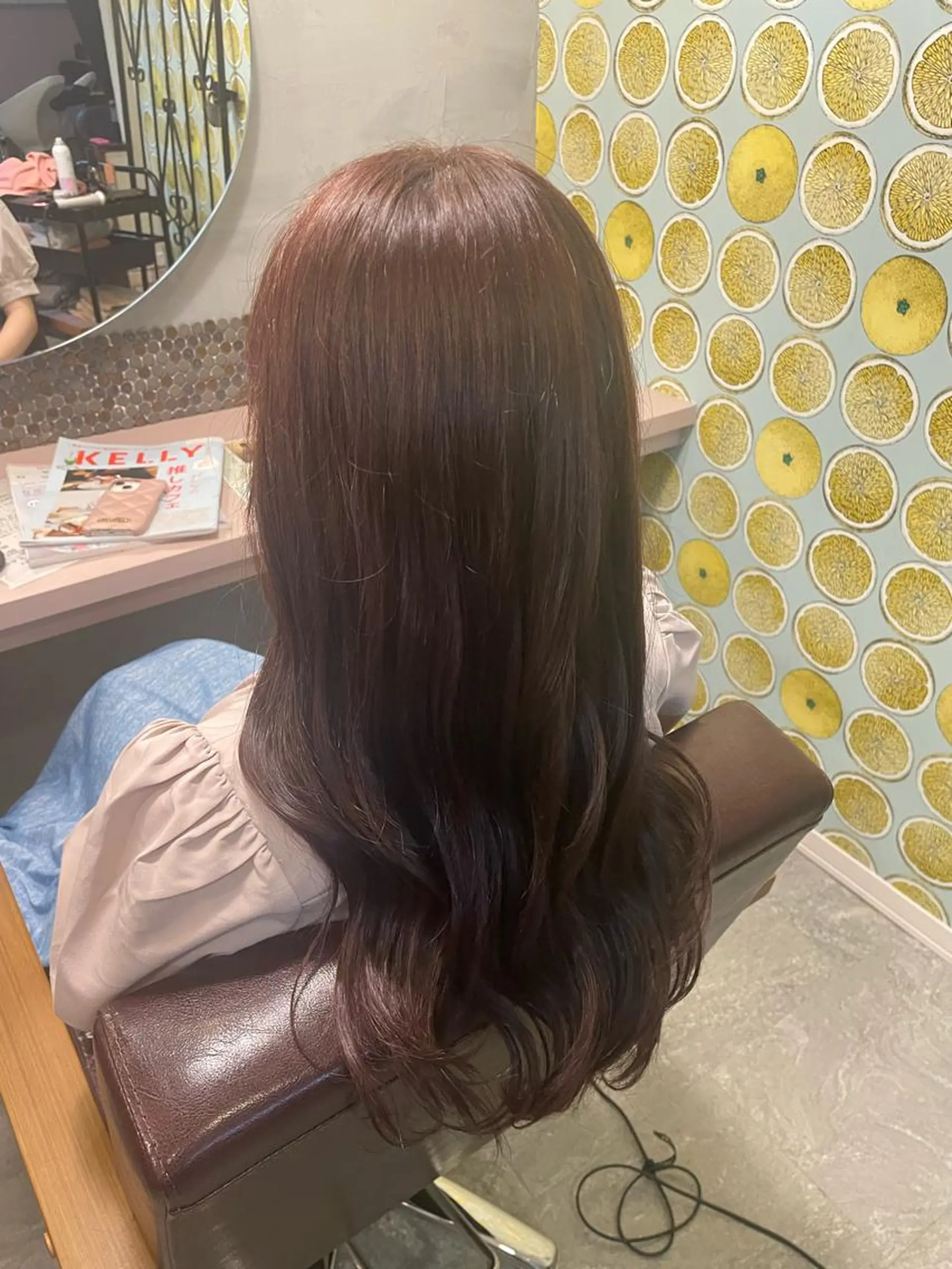 ロング hair make echo滿木あい花のヘアスタイル