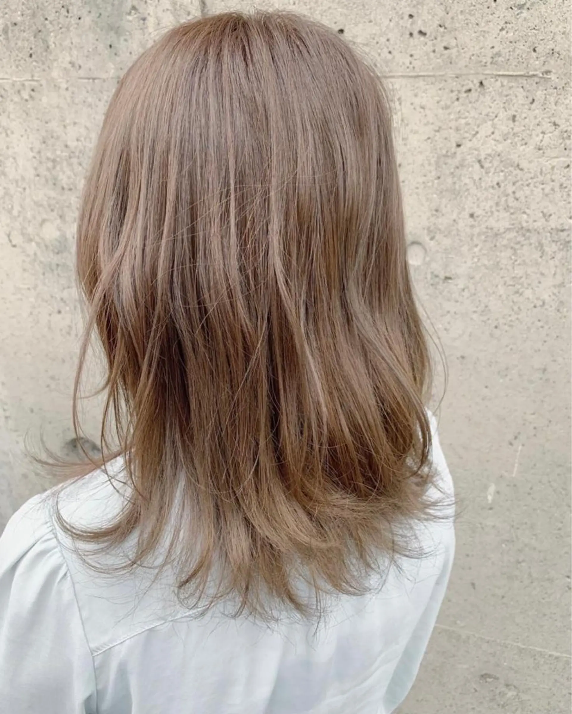 ミディアム カラー 静岡/草薙パーマ メンズバレイヤージュのヘアスタイル