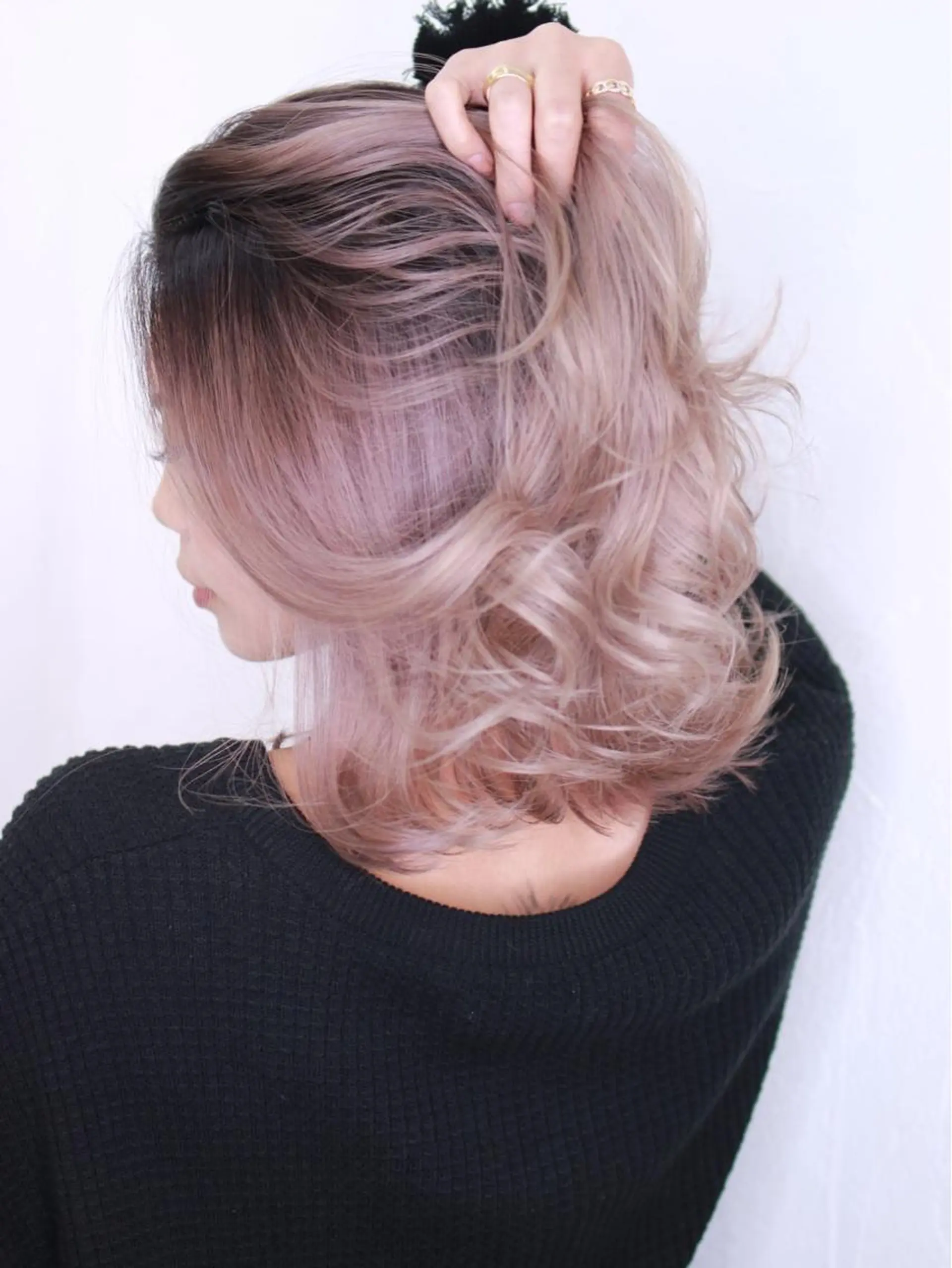 ミディアム カラー 髪質改善専門店 エイジングケアのヘアスタイル