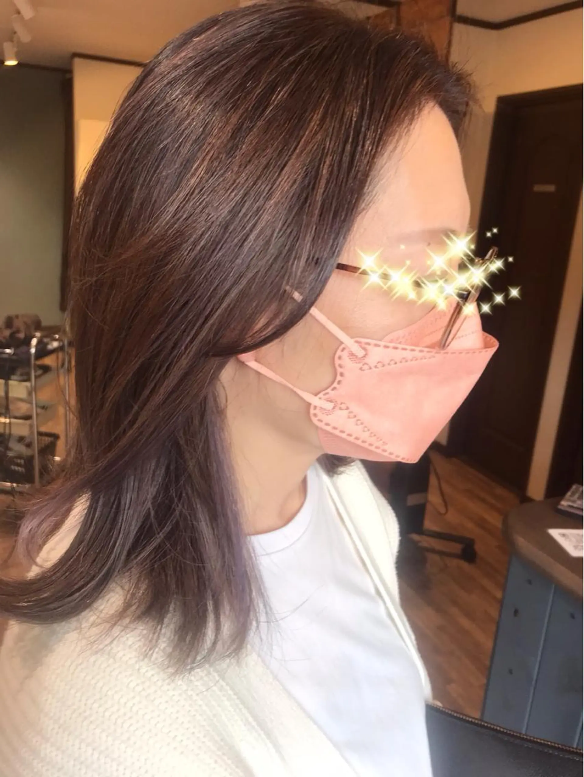 ミディアム カラー Ray hair 春日部のヘアスタイル