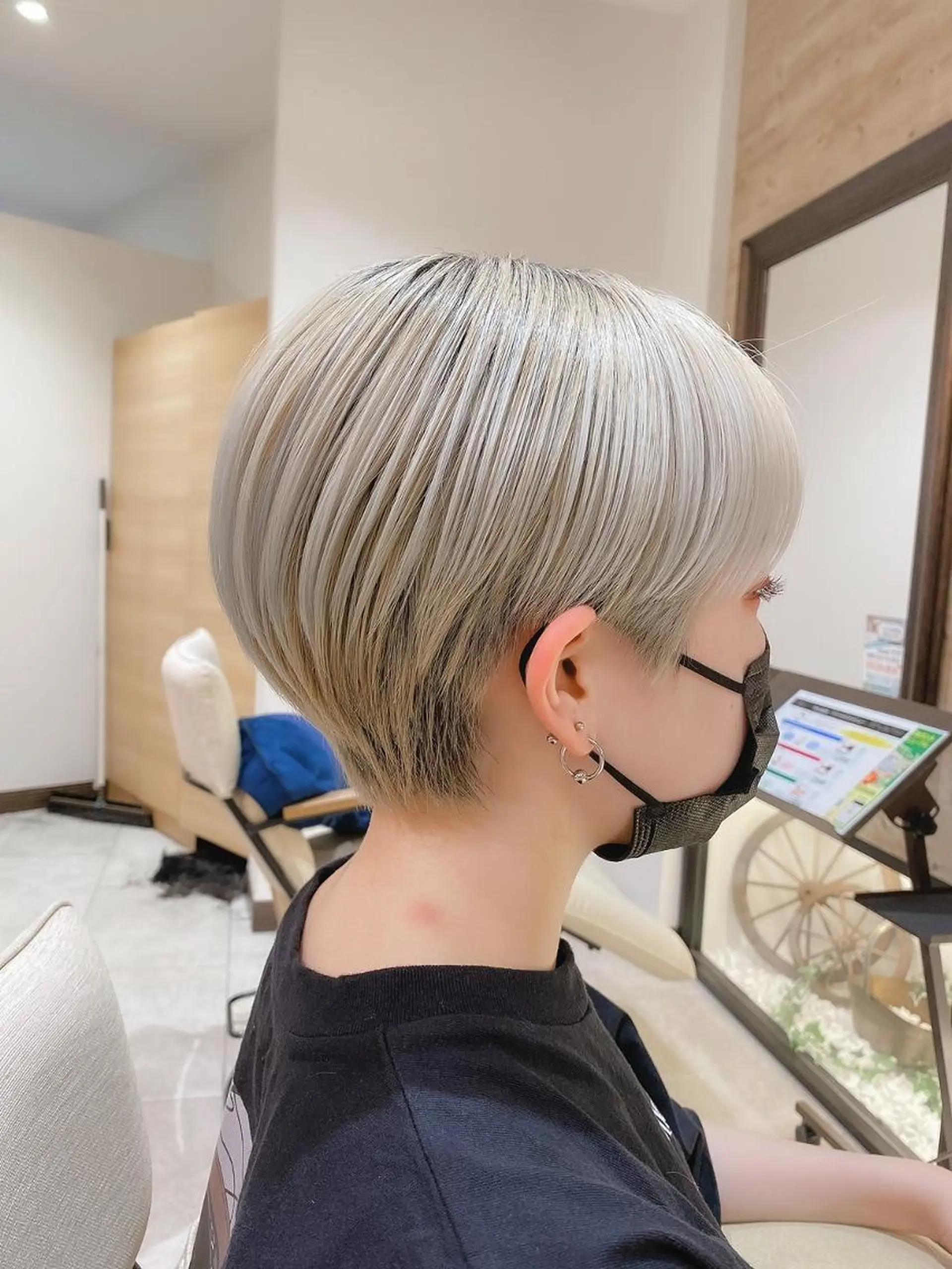 ショート ボブ 似合わせカット ショートヘア 小顔カット 【Zina札幌】 宮腰一磨のヘアスタイル