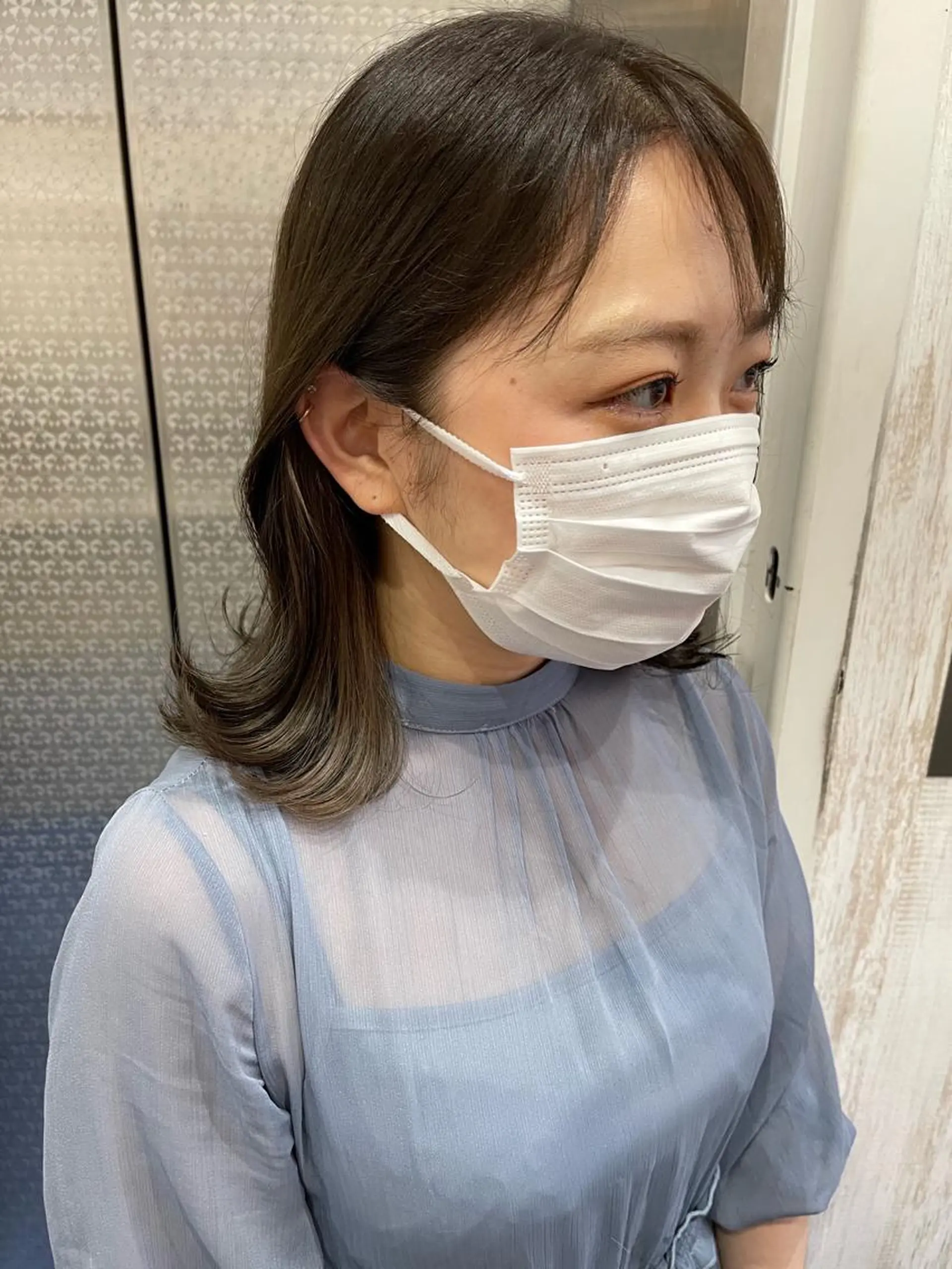 カラー white.梅田 デザインカラー🦄のヘアスタイル