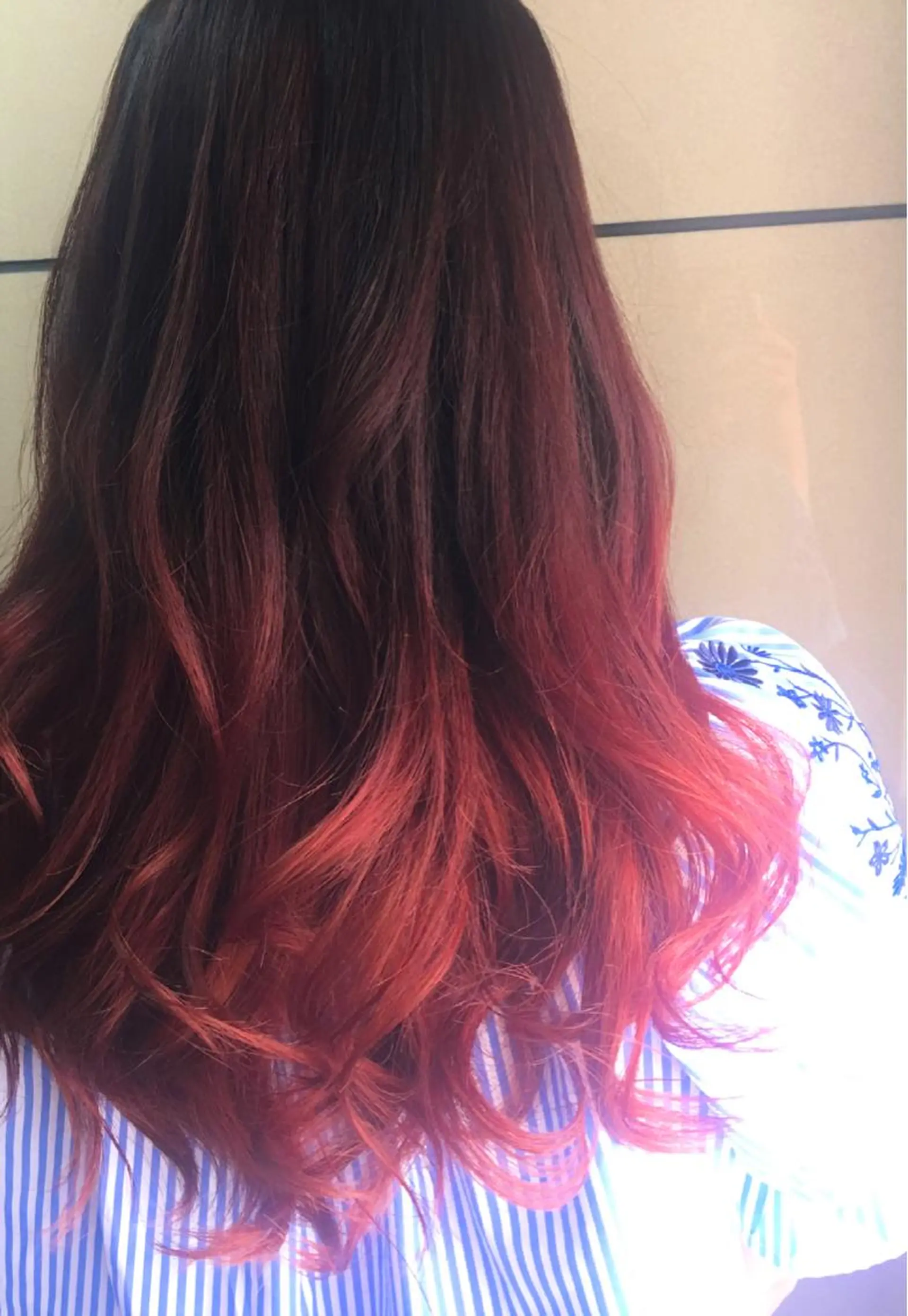 ロング カラー 前濱 ノゾミのヘアスタイル