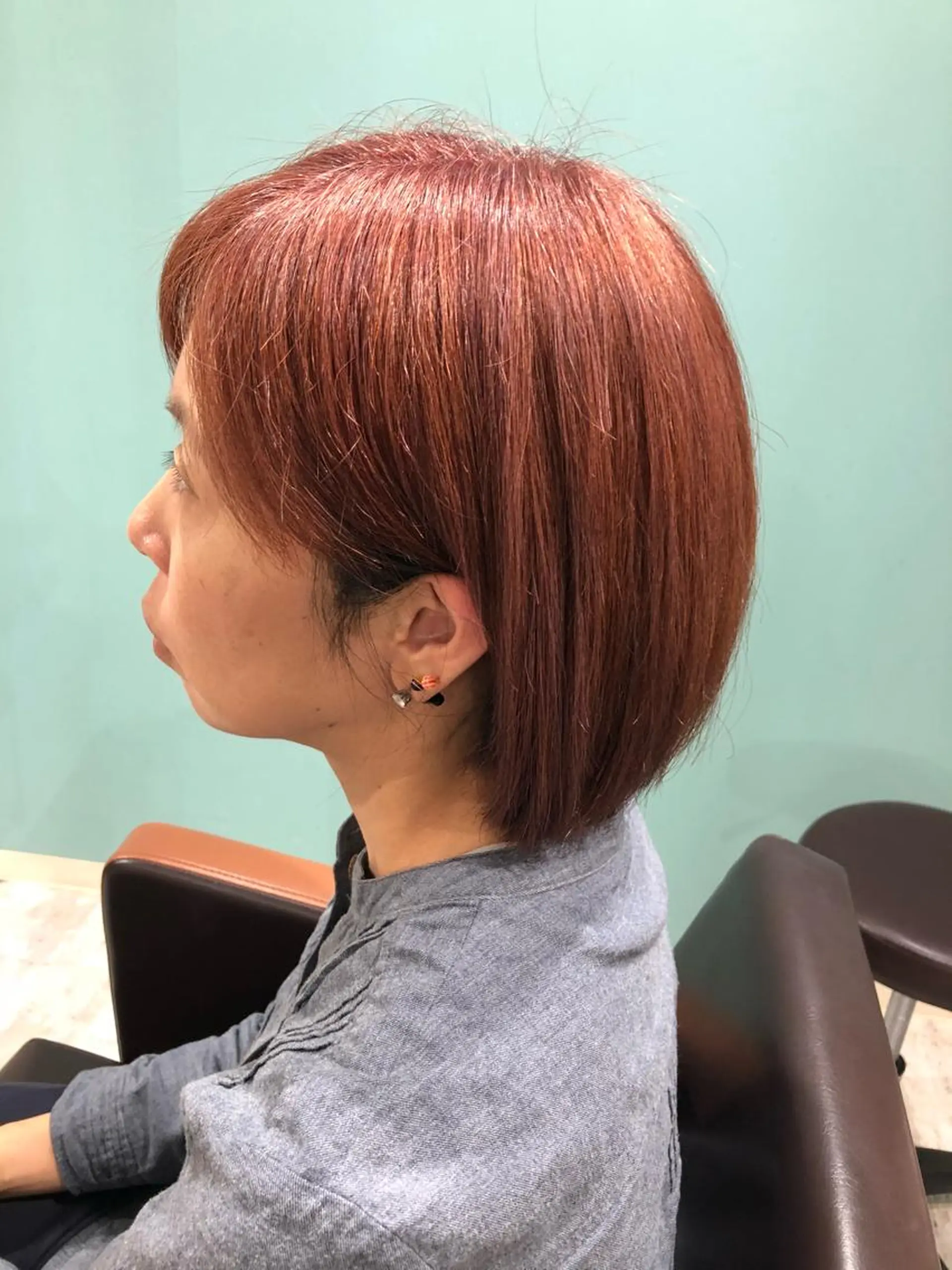 ショート カラー カット ヘアカラー みやもと まなみのヘアスタイル