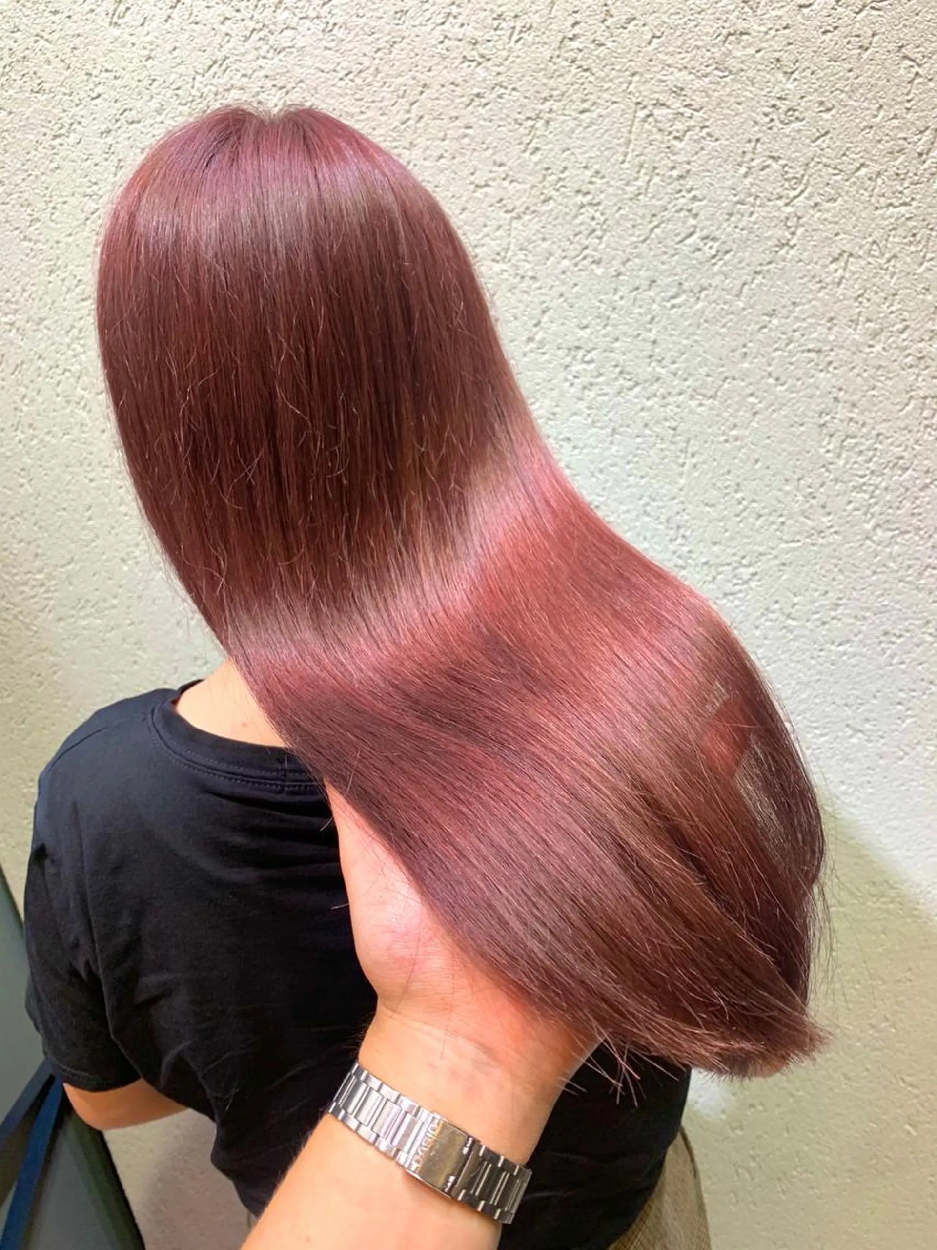 ロング トリートメント カット ヘアカラー トリートメント 酸性ストレート/ブリ ーチなし/中村 匠のヘアスタイル