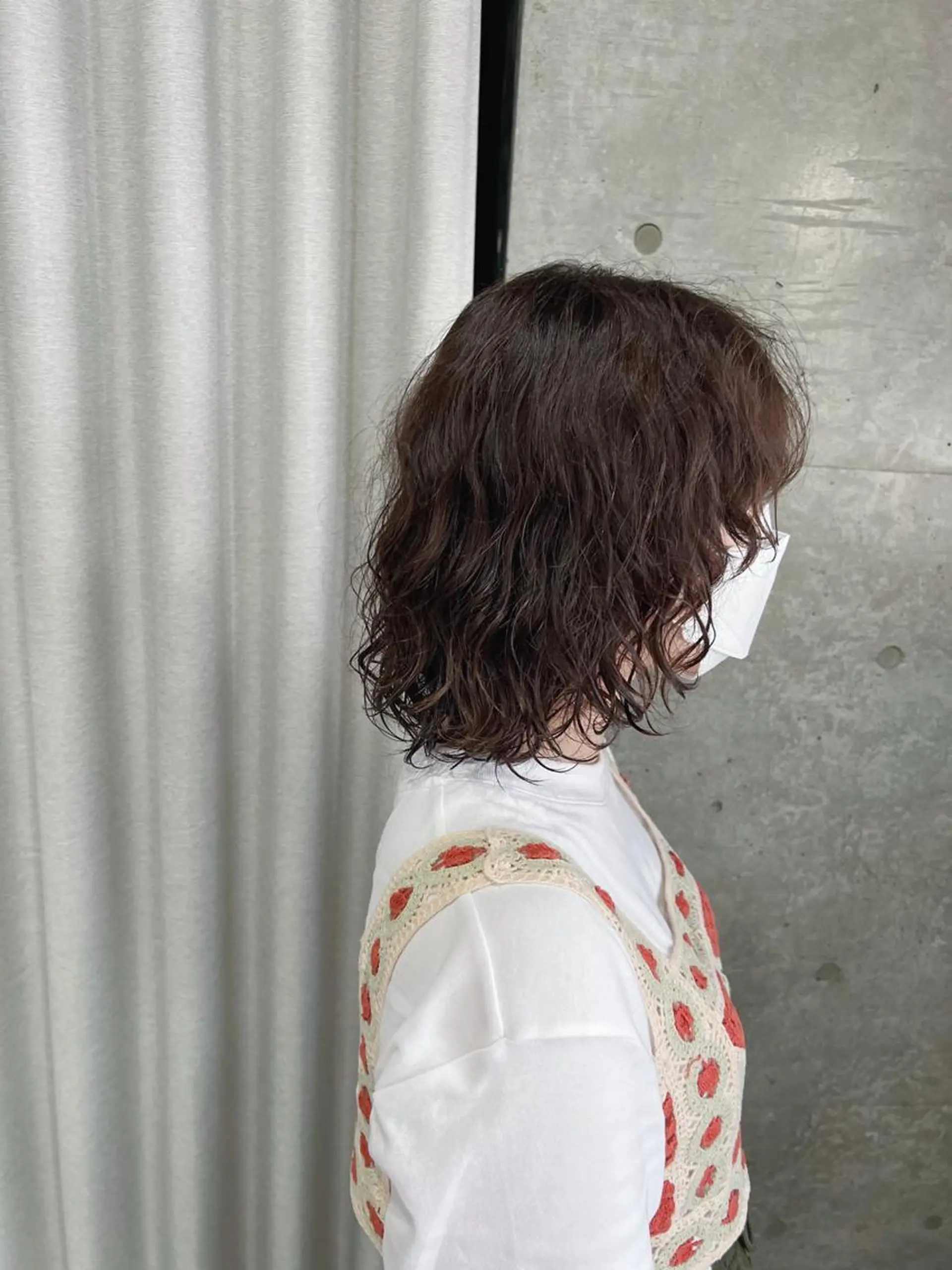 パーマ ボブパーマコテ巻き風 パーマNo1深江秀平のヘアスタイル