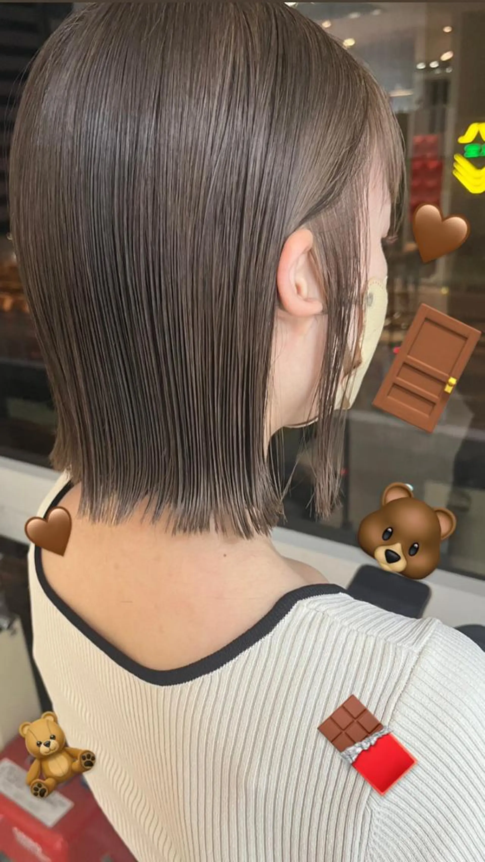 ショート ヘアカラー トリートメント 🌶F-CODE RINA🌶のヘアスタイル