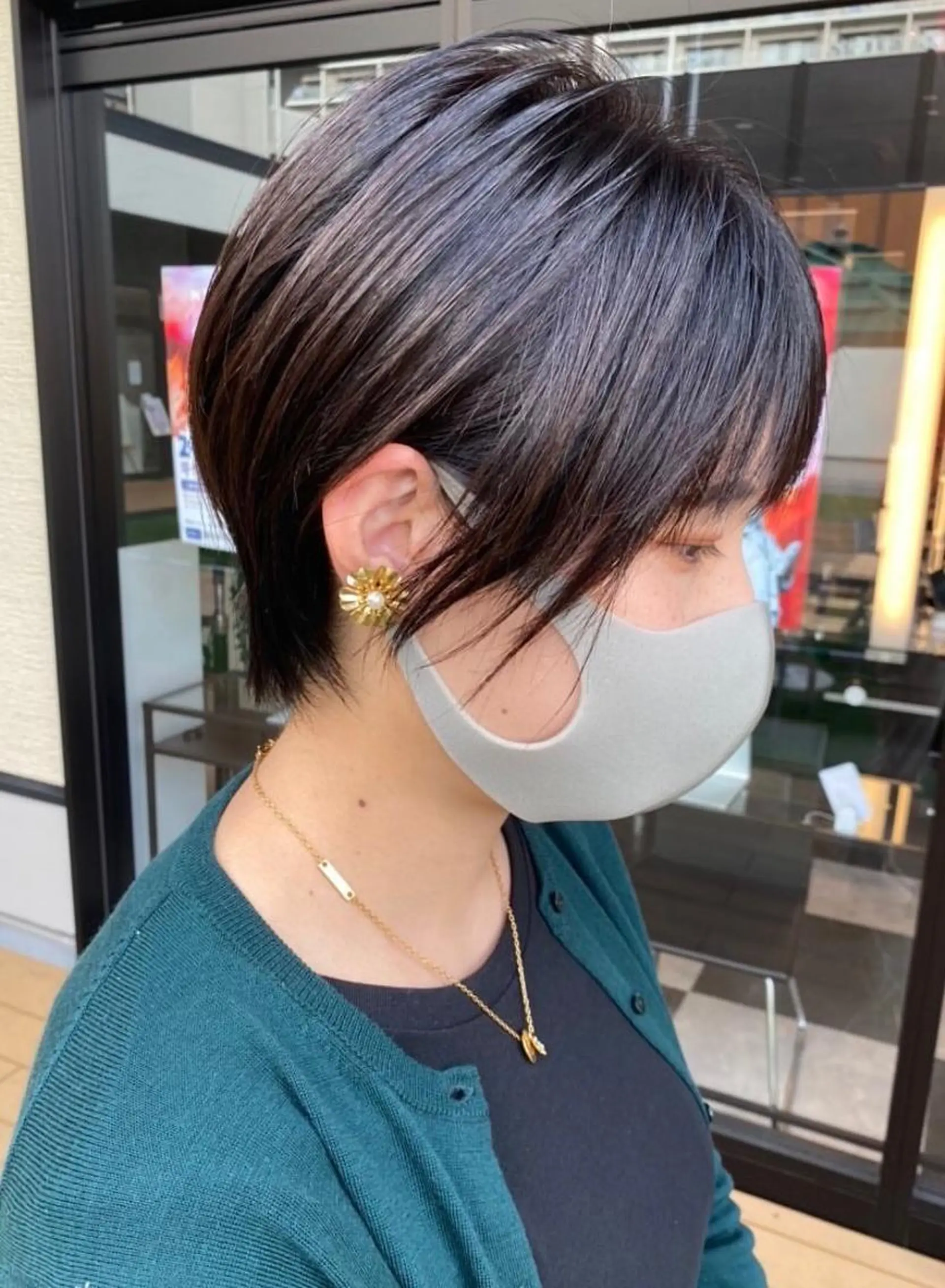 ショート ショートボブ ボブ ショートヘア メンズヘア特化 崎田 成人のヘアスタイル