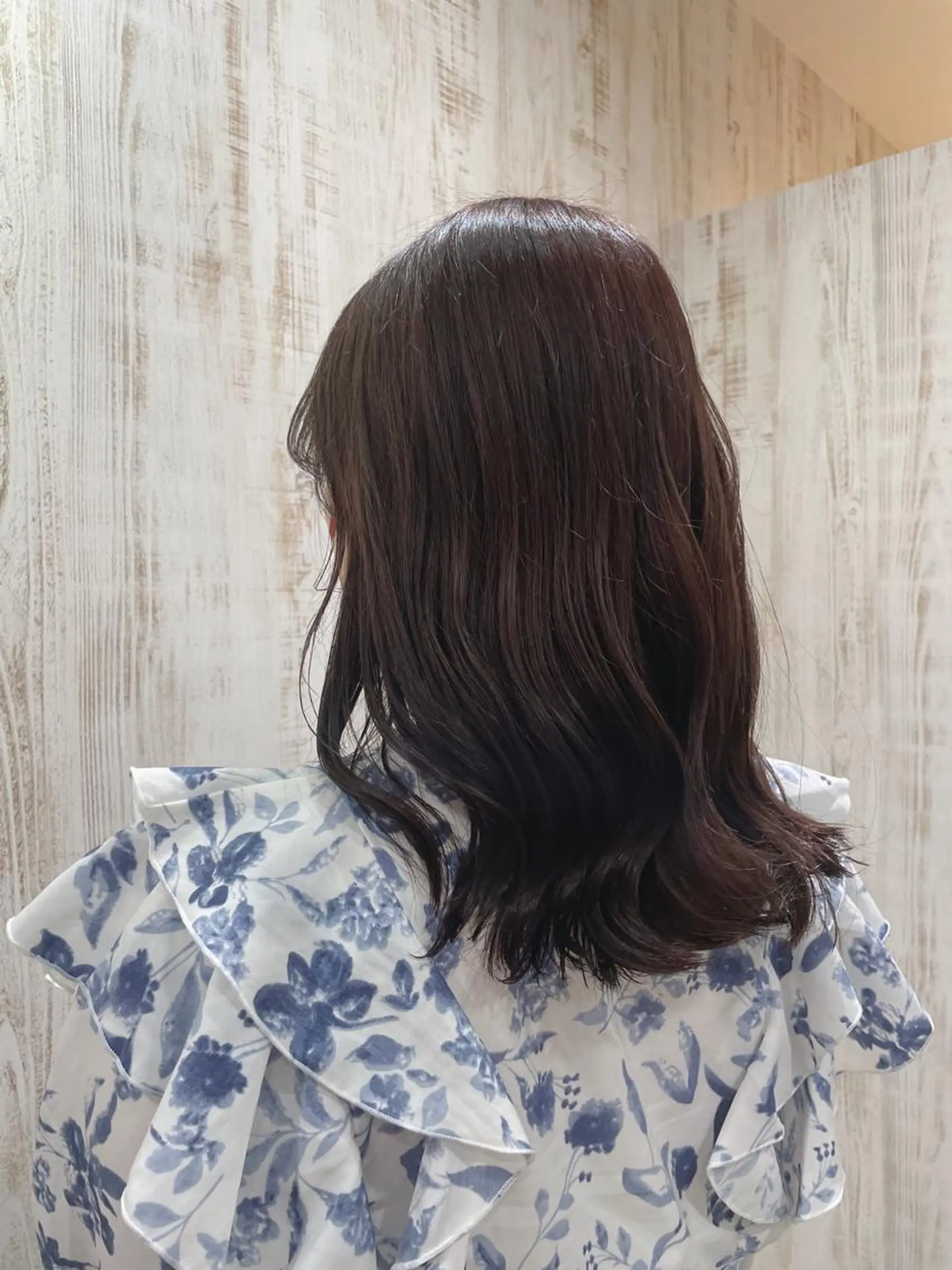 ミディアム カラー ブラウンカラー ショコラブラウン nana 🌼のヘアスタイル