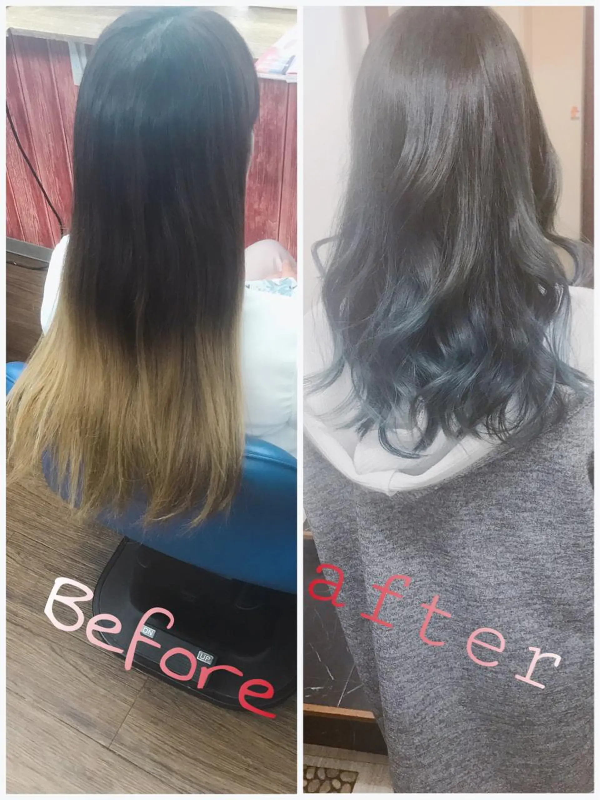 ロング カラー ヤナ マネージャーのヘアスタイル