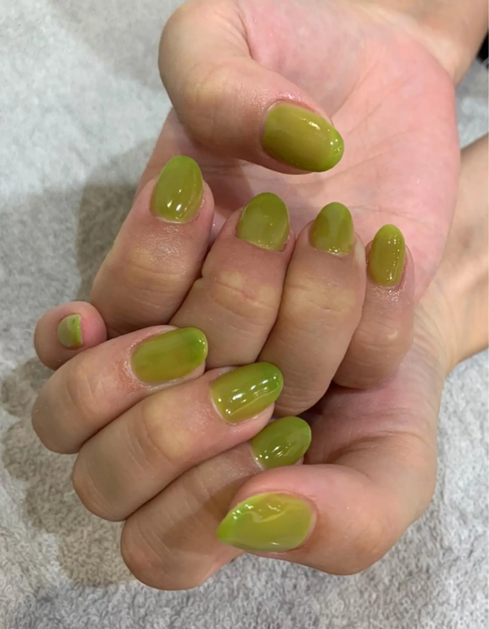 ネイル グリーン nailAVANCE akariのネイルデザイン