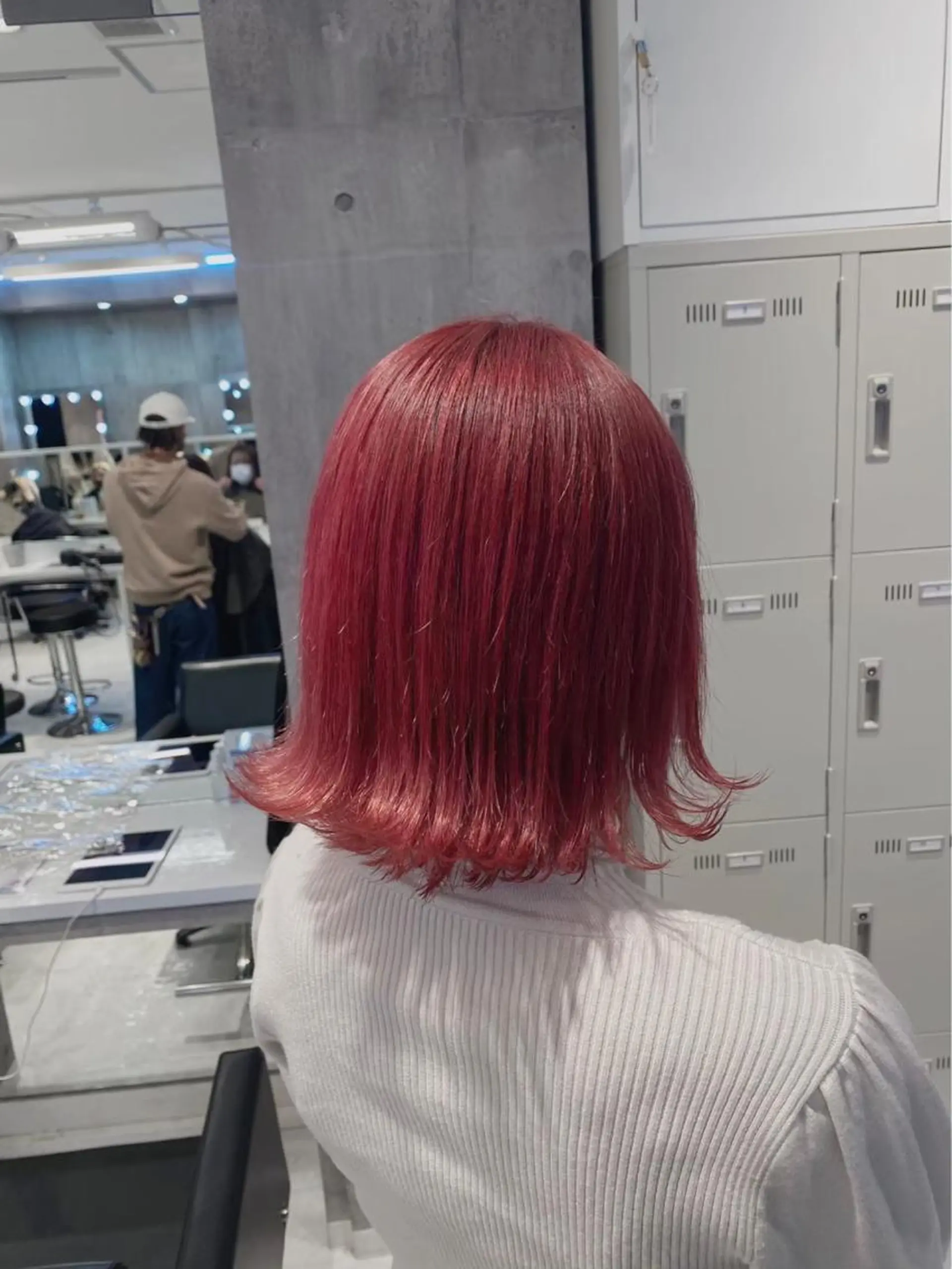 ミディアム カラー アッシュ アッシュグレー アッシュグレージュ バレイヤージュ ミストバング 【バレイヤージュ】 🔥メンズRYUTAのヘアスタイル