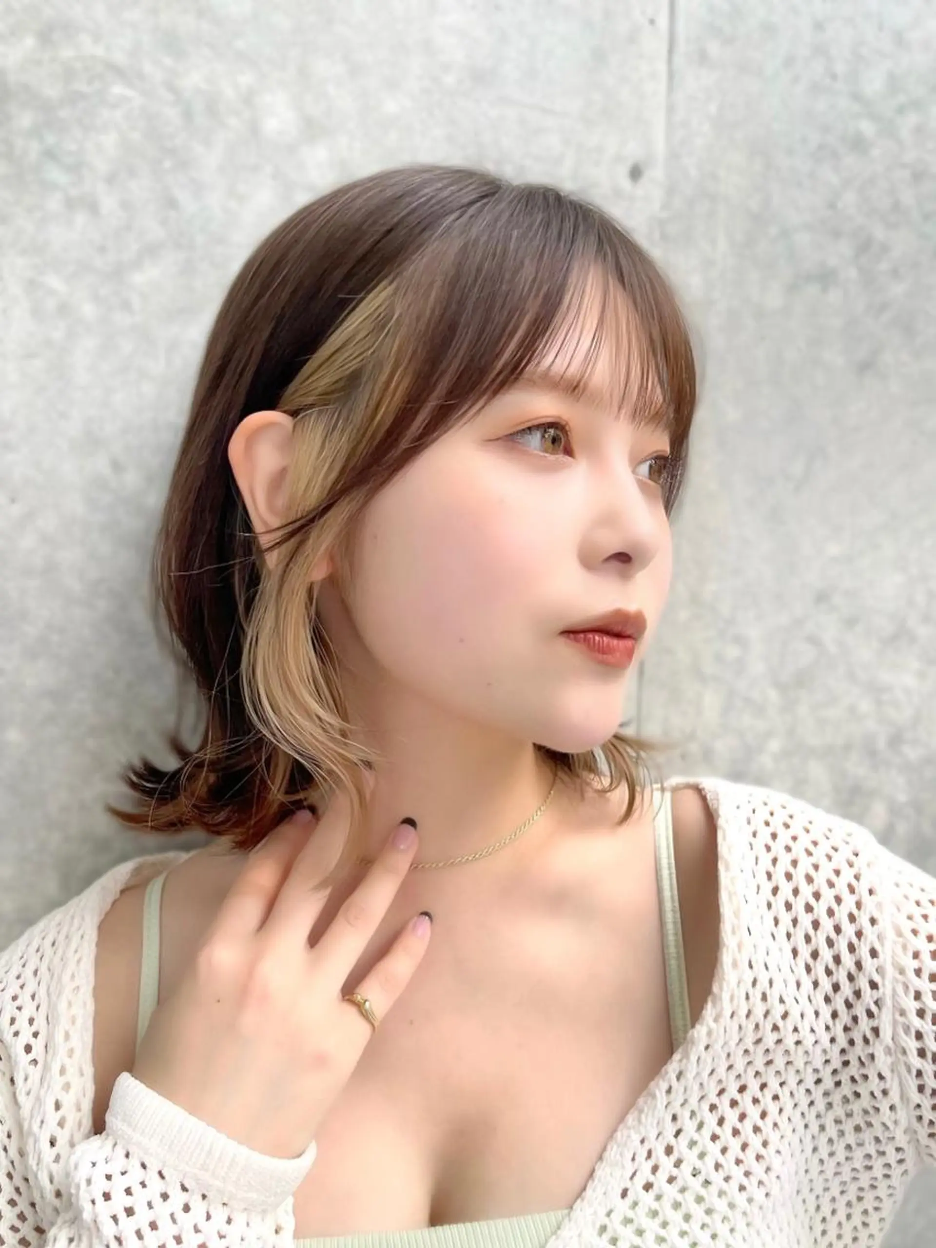 ショート カラー パーマ ヘアアレンジ ベージュカラー ブリーチ ケアブリーチ 透明感カラー ダブルカラー レイヤーカット/ボブ /縮毛矯正✨大輝のヘアスタイル