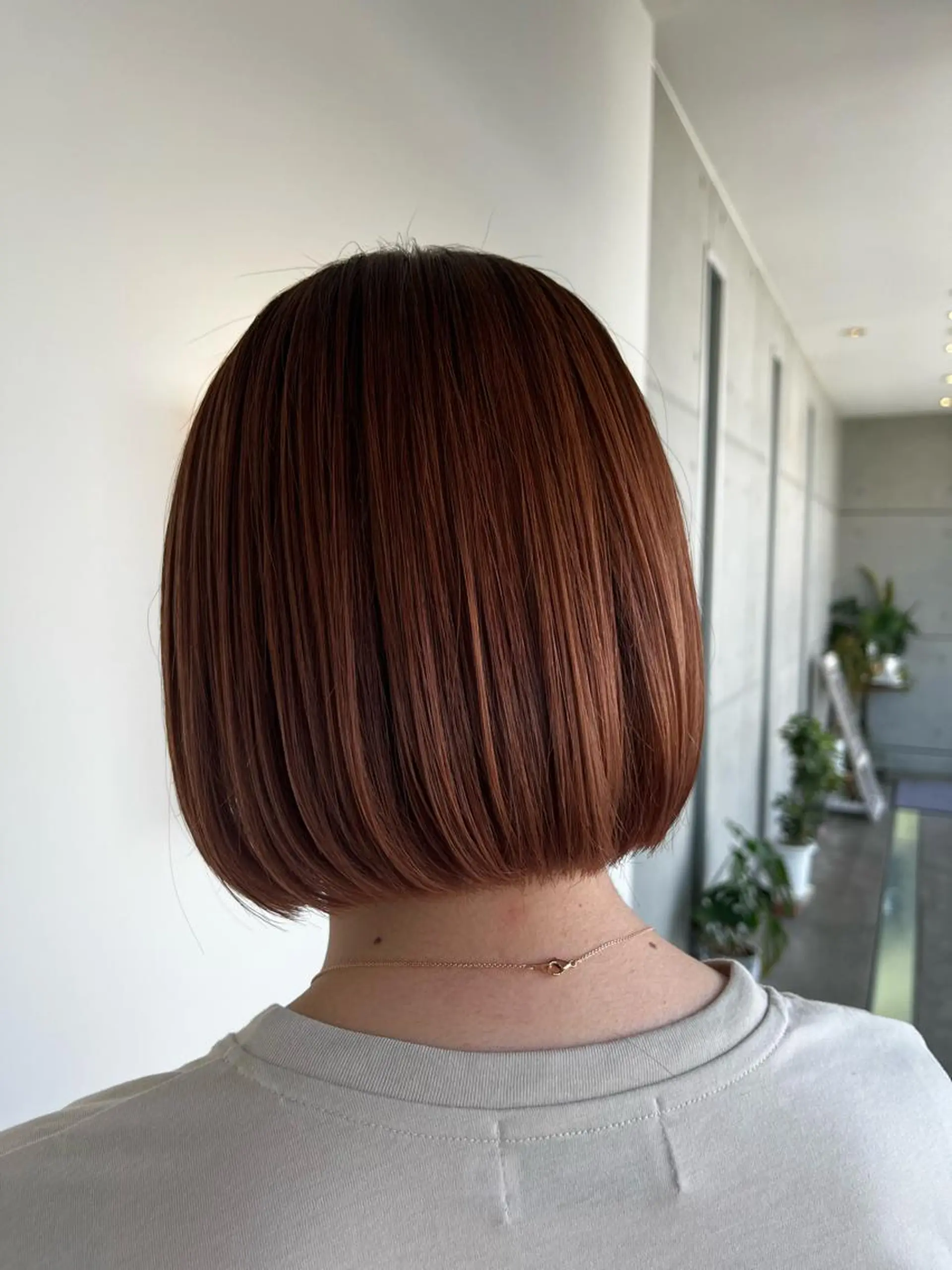 ミディアム おせ ちさとのヘアスタイル