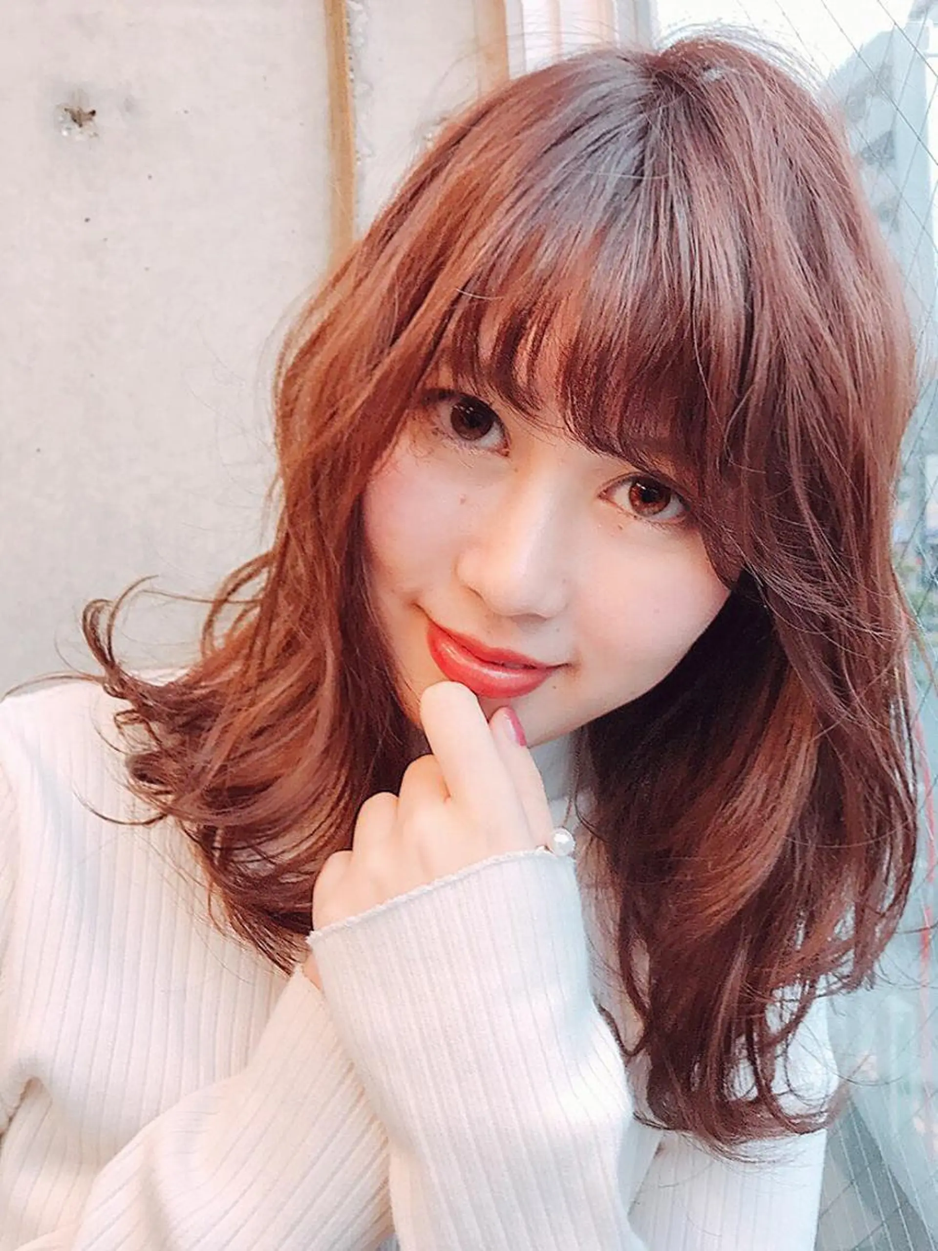 ミディアム カラー ✨縮毛矯正/髪質改善 錦糸町/松坂拓馬のヘアスタイル