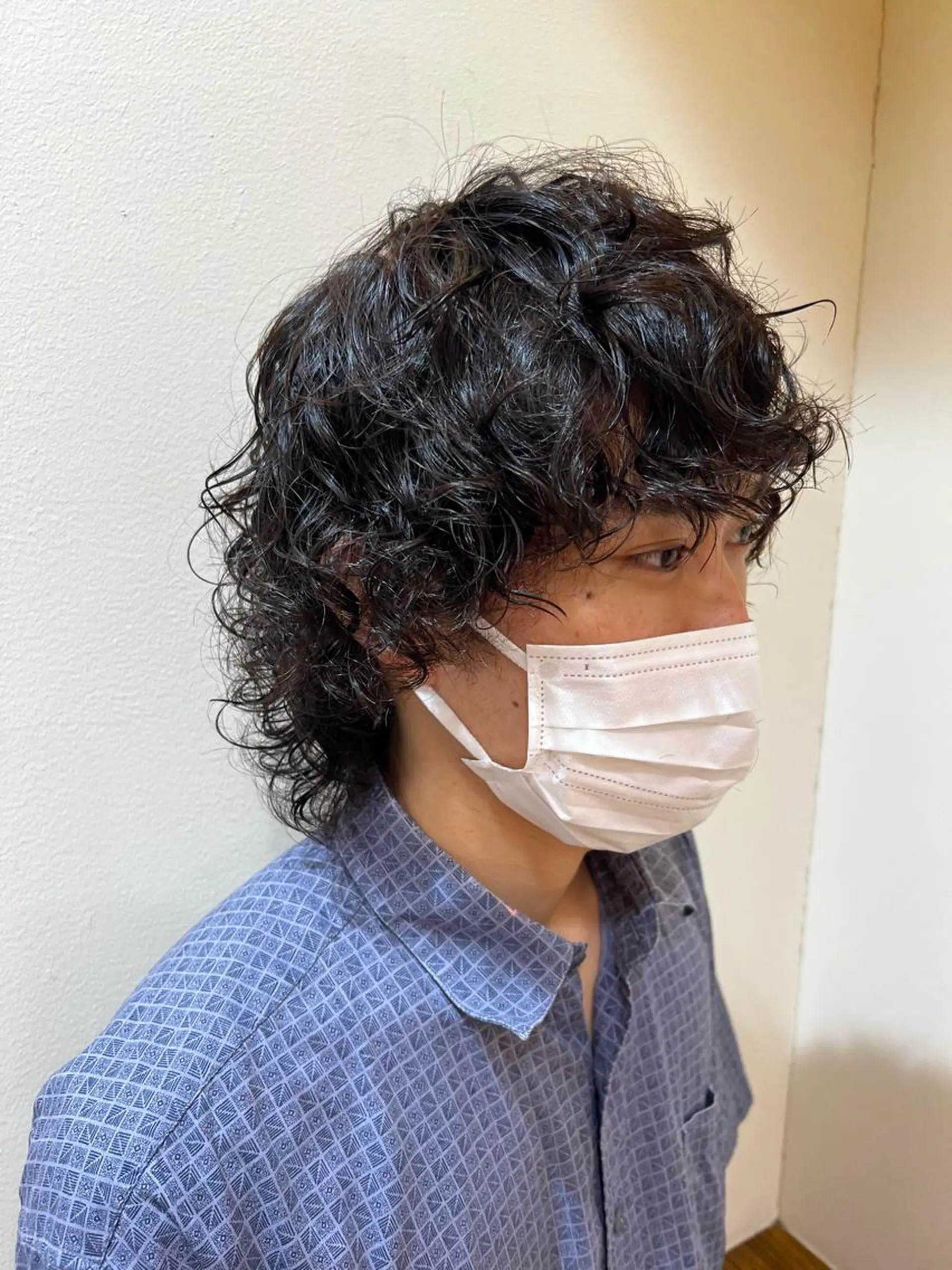 パーマ メンズ Ore🫧タナカマヤ /柔らかい質感カラーのヘアスタイル