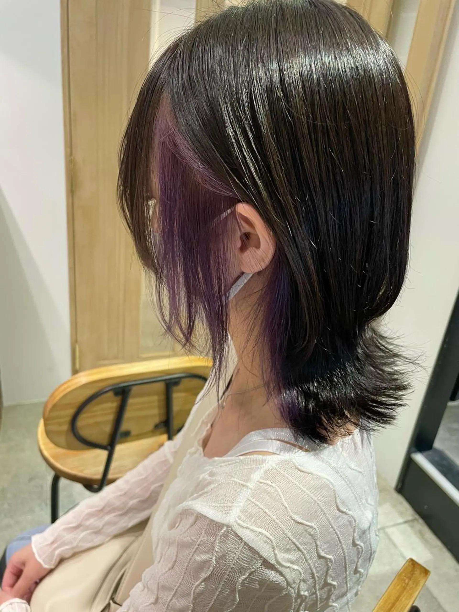 ミディアム カラー newi梅田🫧韓国 ヘア🫧sakiのヘアスタイル