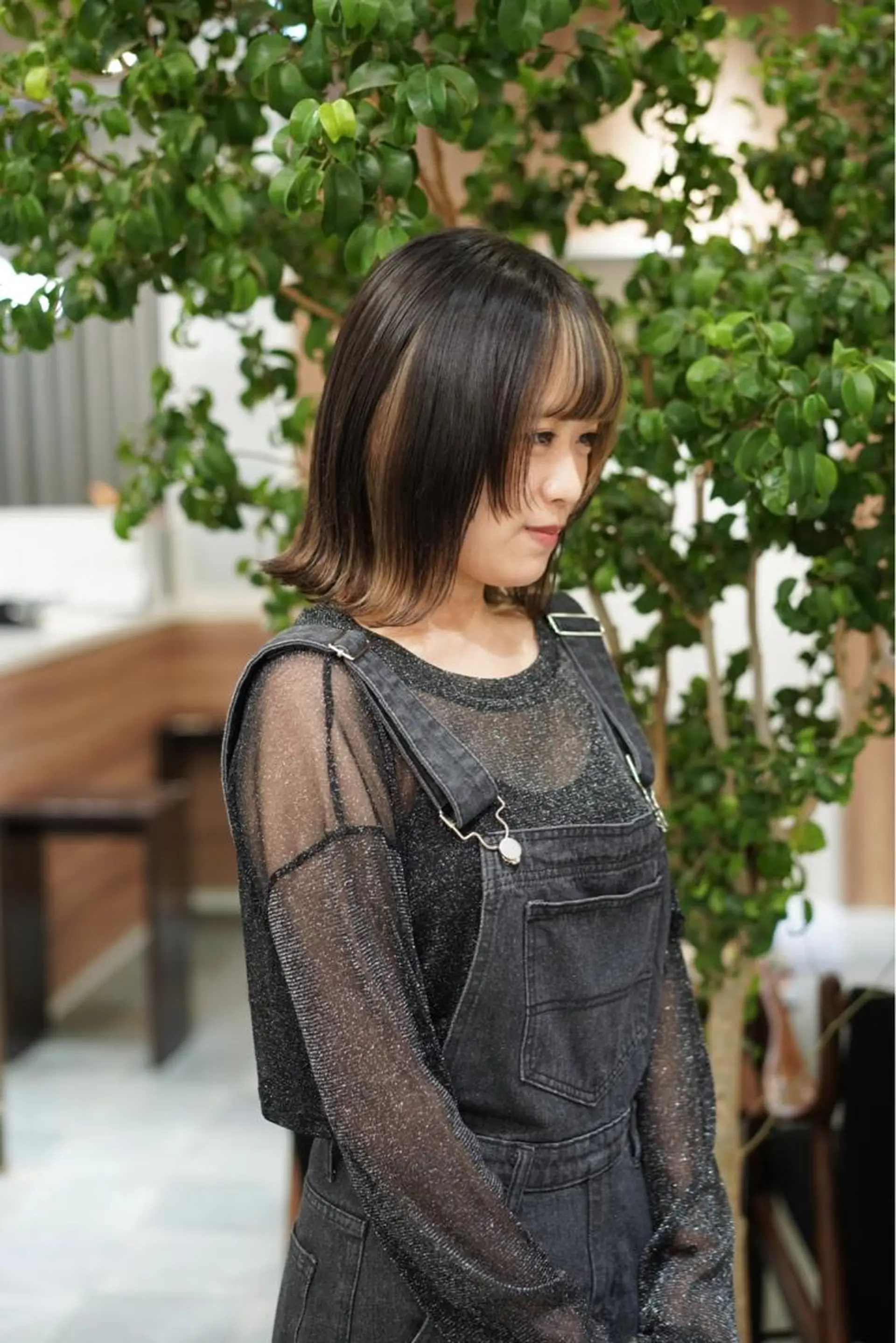 ショート カラー パーマ 顔まわりレイヤー 顔周りカット レイヤーカット 🍃服部 雅哉🍃銀座◎のヘアスタイル