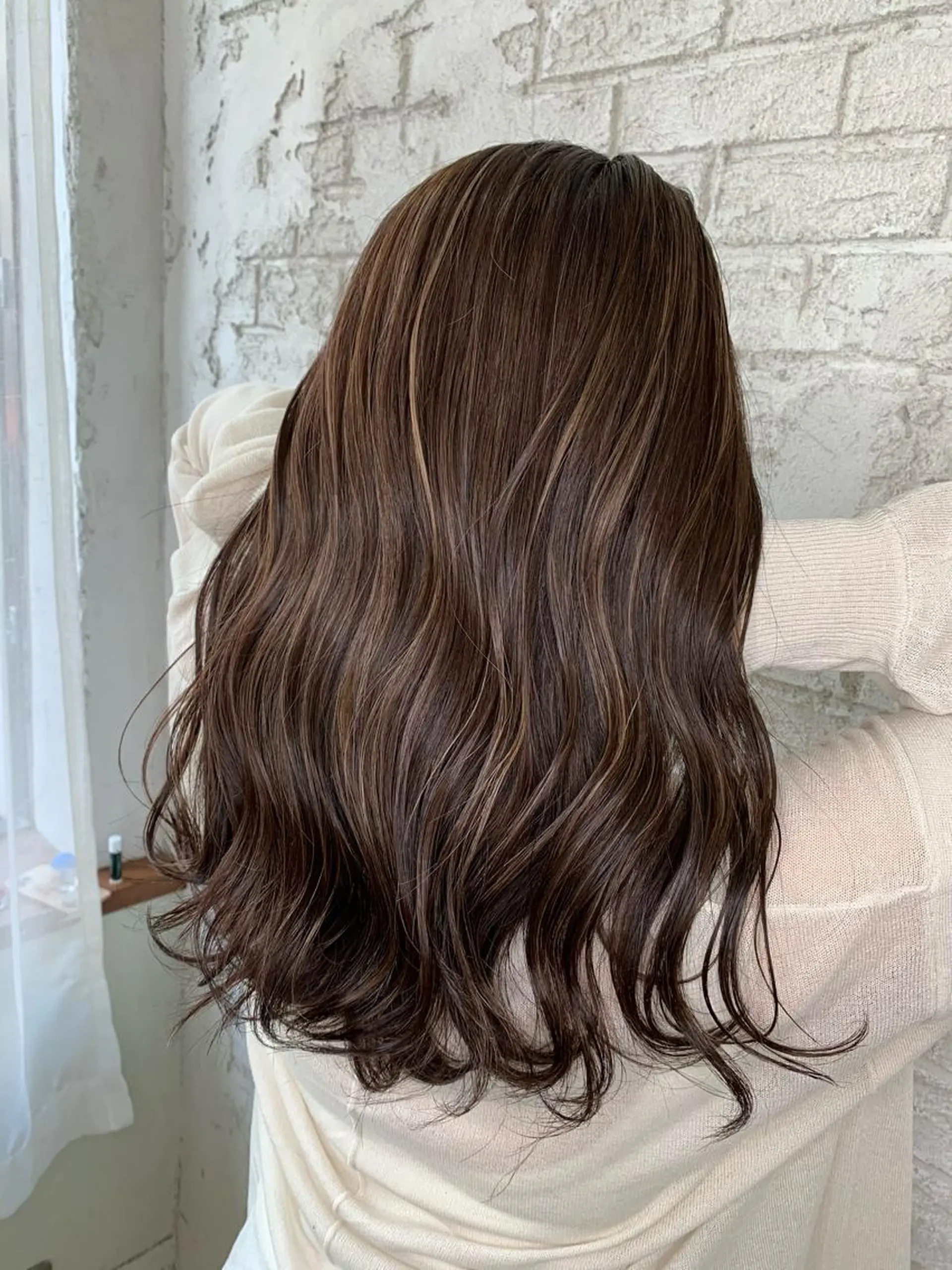 セミロング ハイライト 🇺🇸ハイライト特 化美容師🇺🇸漆沢のヘアスタイル