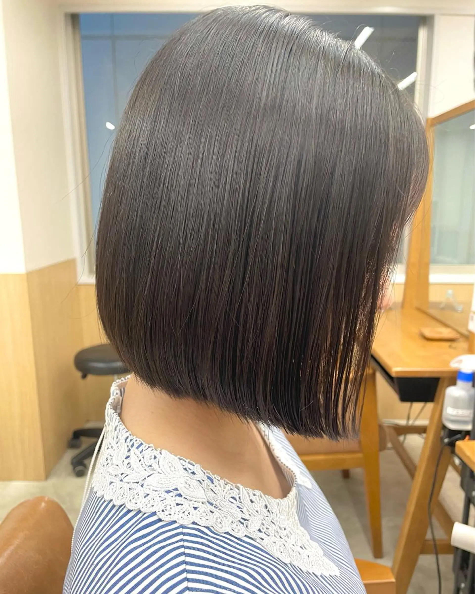 ショート 縮毛矯正 トリートメント レイヤー職人 横浜/似合わせ/秋山のヘアスタイル