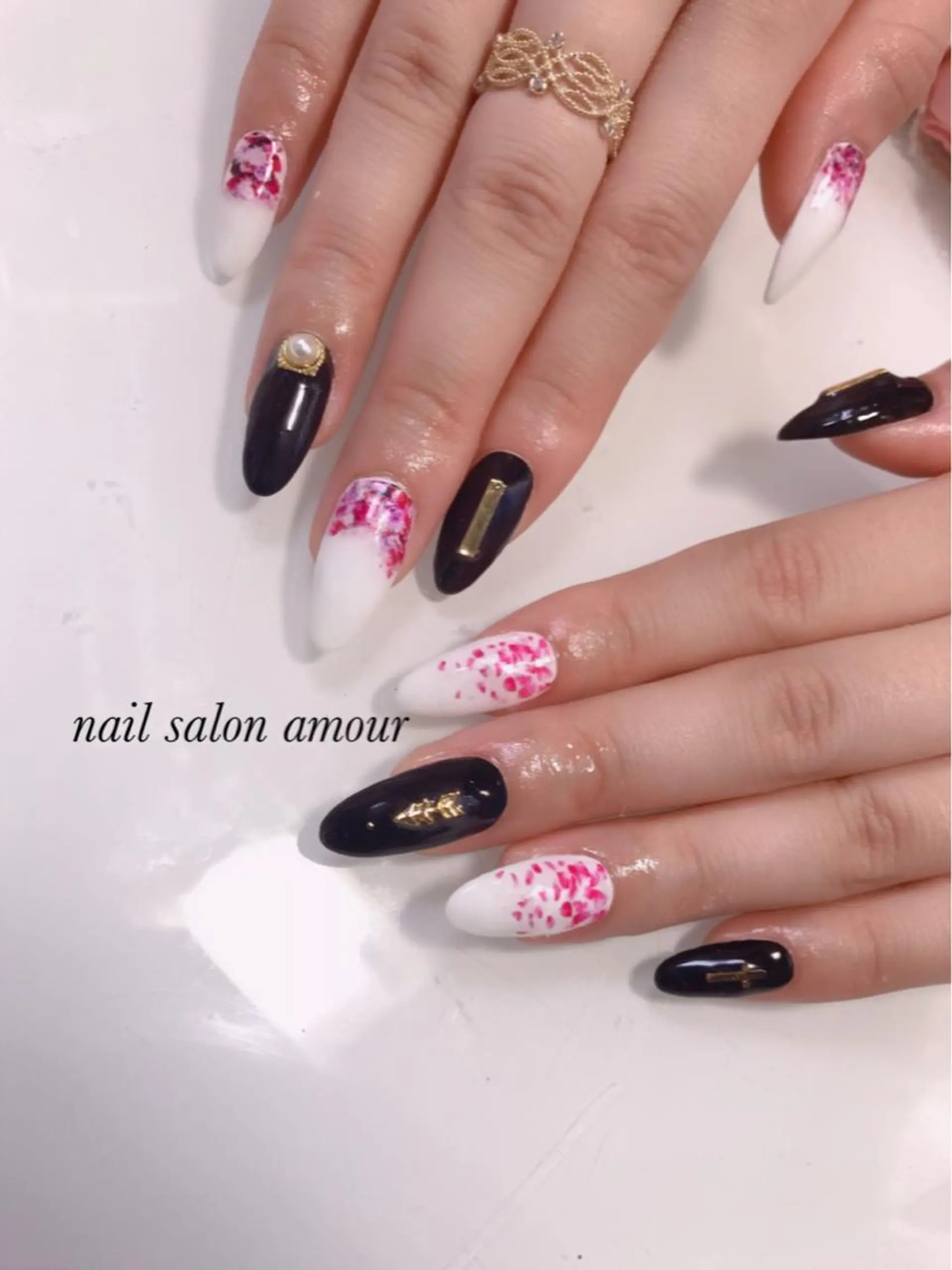 ネイル アートネイル ジェルネイル スカルプネイル nailsalon ♡amour♡のネイルデザイン