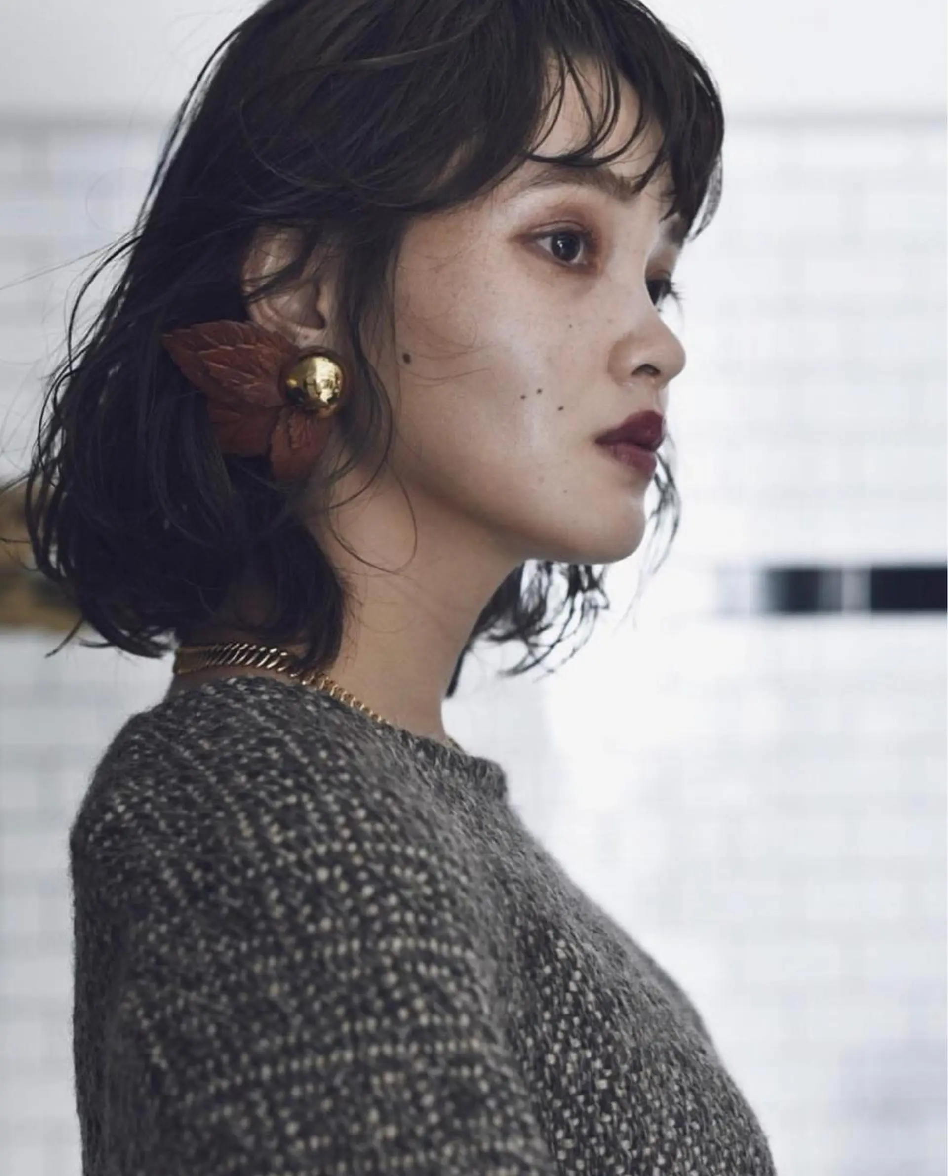 ショート パーマ カット パーマ トリートメント BANKSIA ボブ専門/草野明郎のヘアスタイル