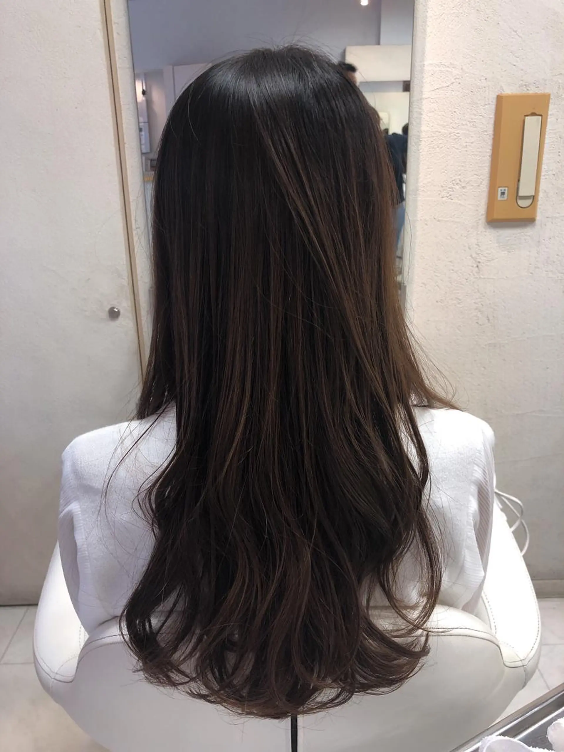 ロング レイヤーカット カット トリートメント 阿部 美咲のヘアスタイル