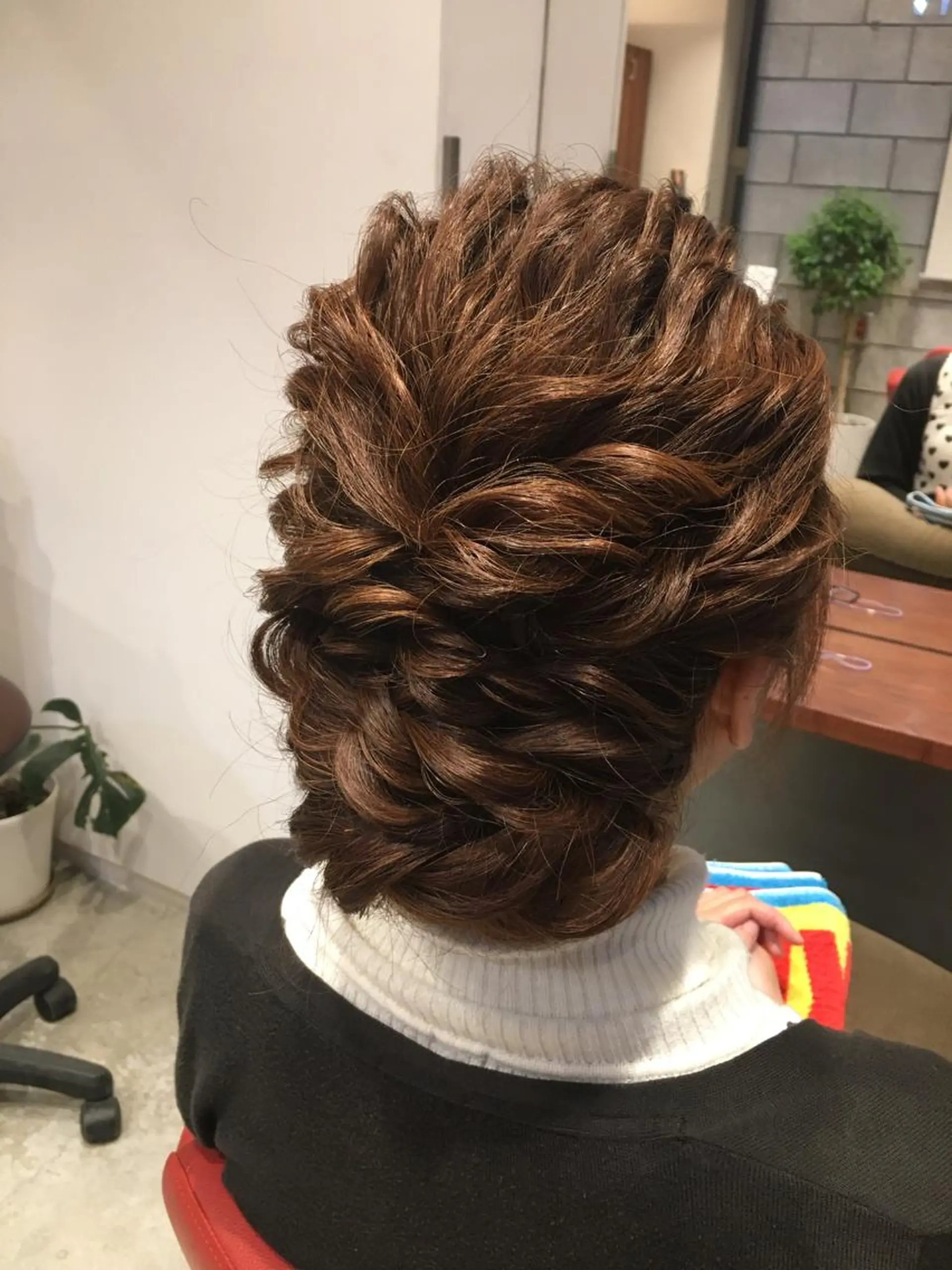 ミディアム ヘアアレンジ 近 沙織のヘアスタイル